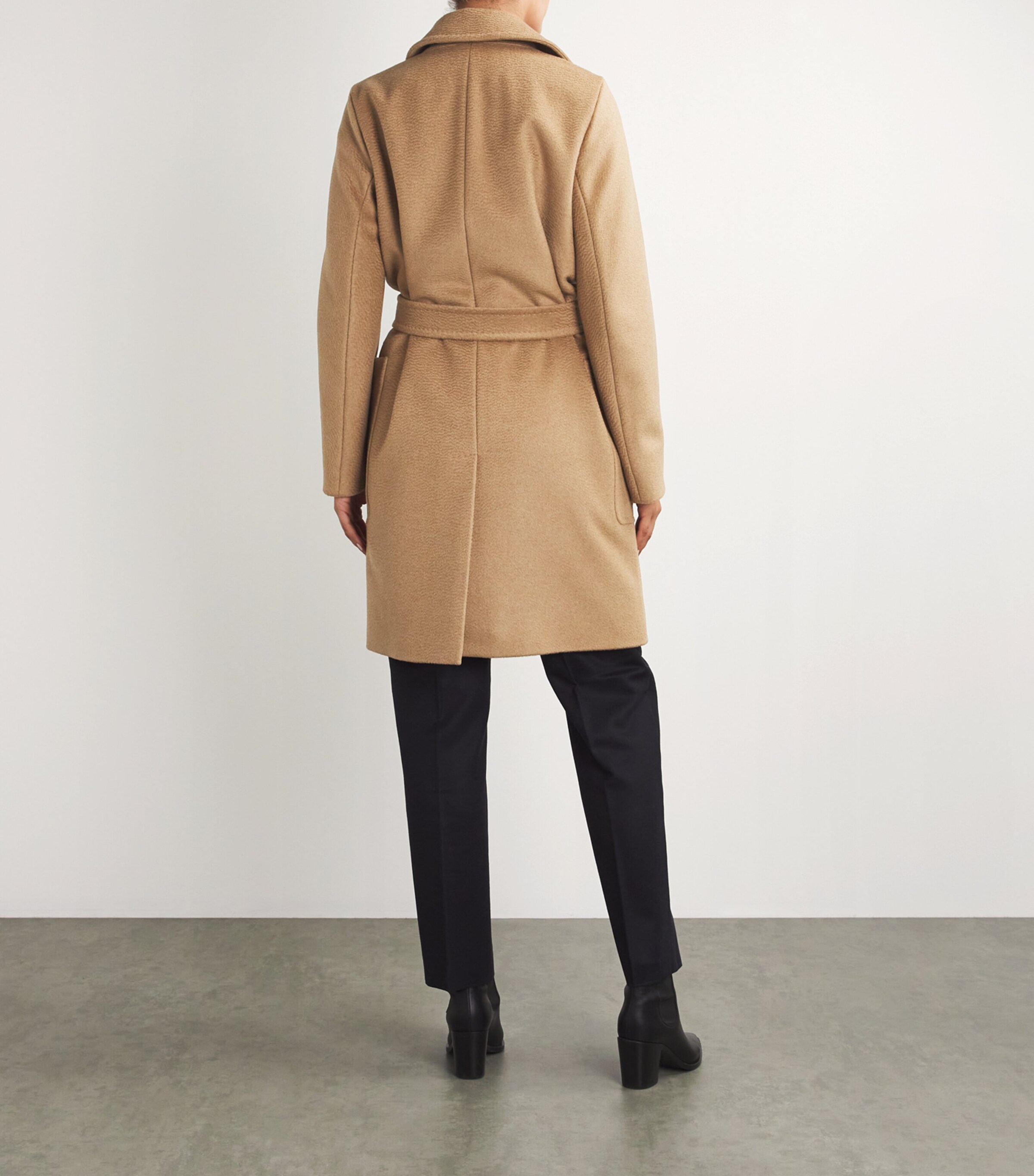 Max Mara Beige Cashmere Arcella Coat | Harrods US