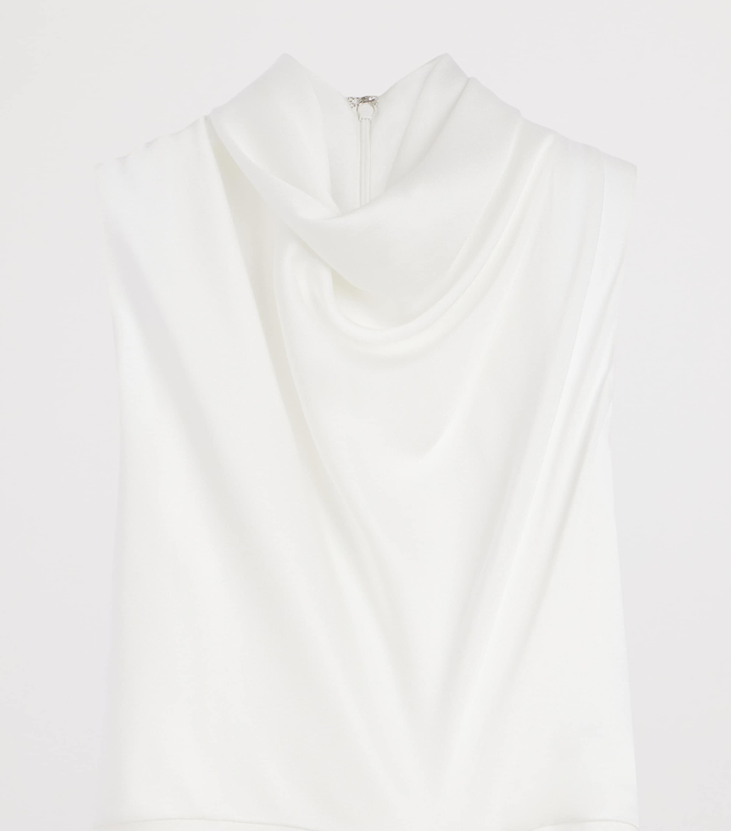 Givenchy Womens Draped Cowl-Neck Blouse Image 6