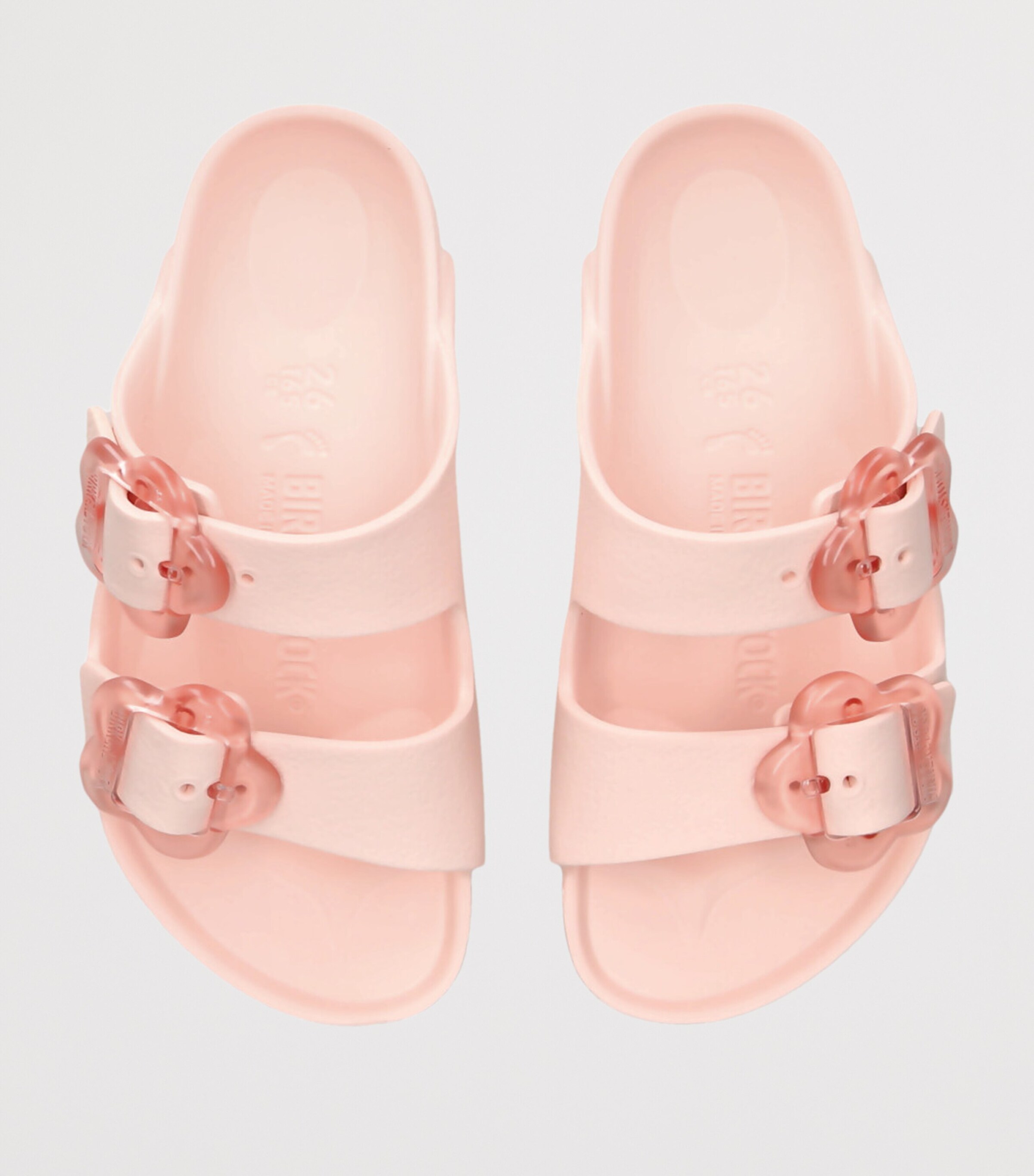 Birkenstock Arizona Eva Flowers Sandals Pale Pink Image 4