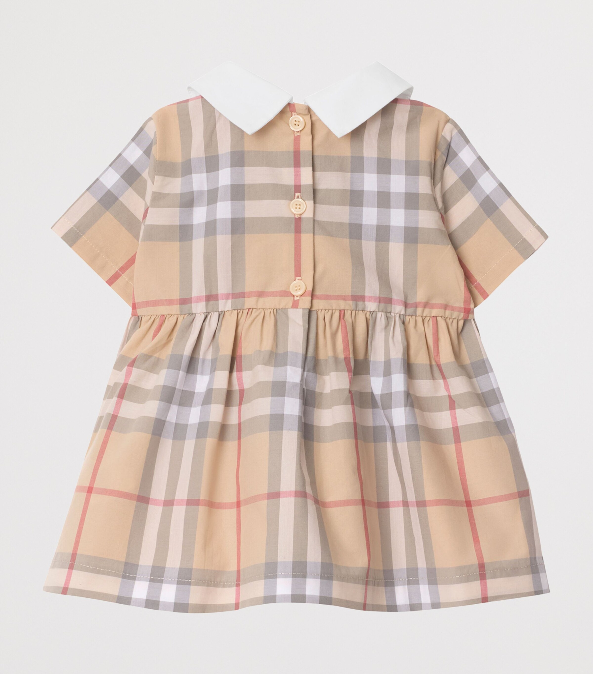 Check Dress and Bloomers Set (1-18 Months) PALE STONE IP CHECK Image 3