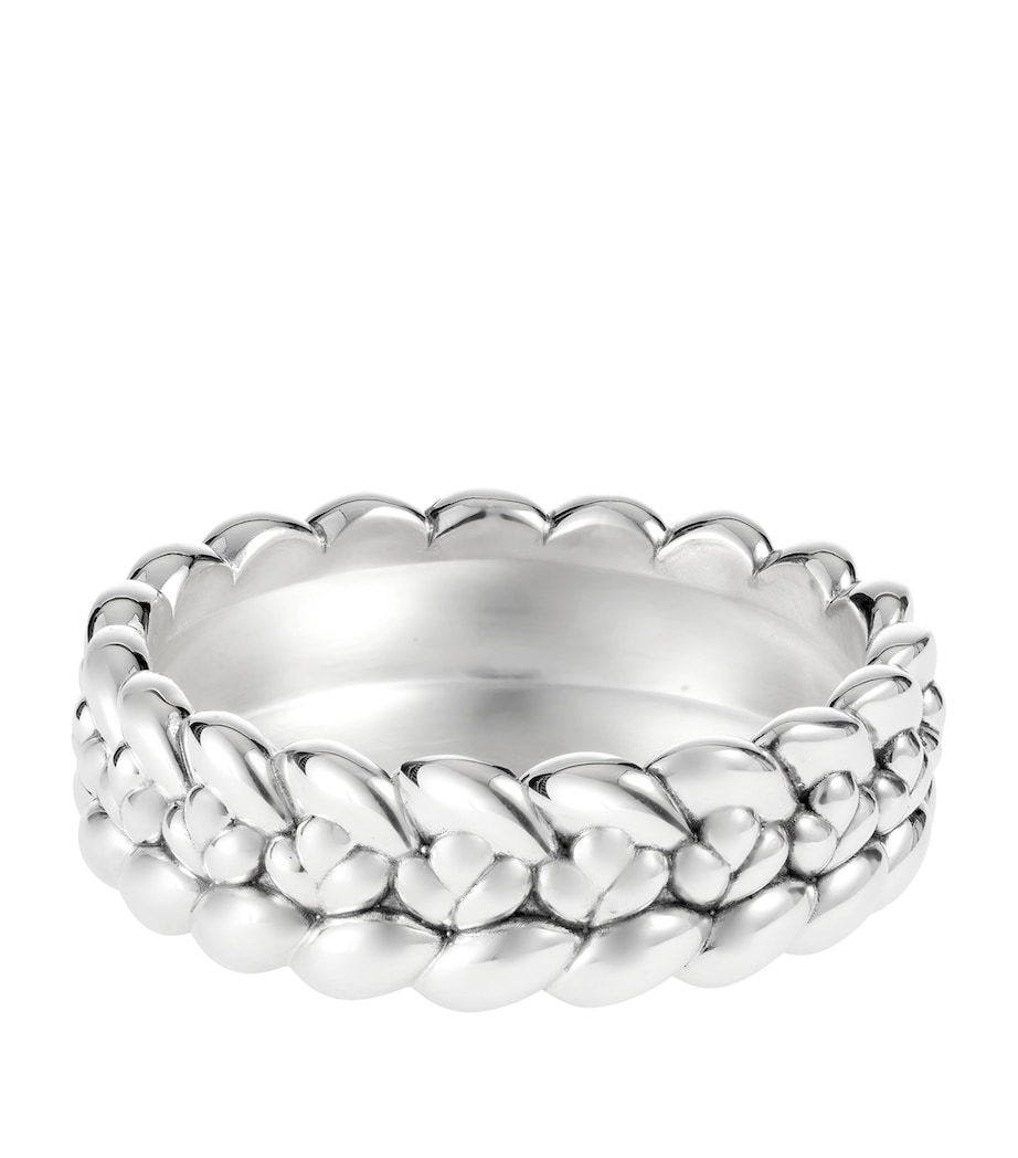 Porcelain Babylone Vase (19cm) WHITE Image 2