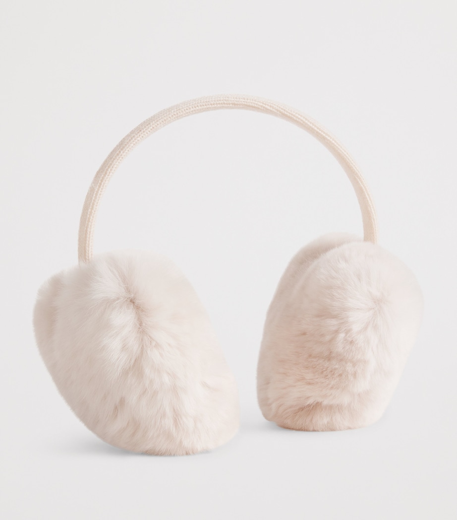 Rabbit Fur Ear Muffs A5177CALIN Image 2