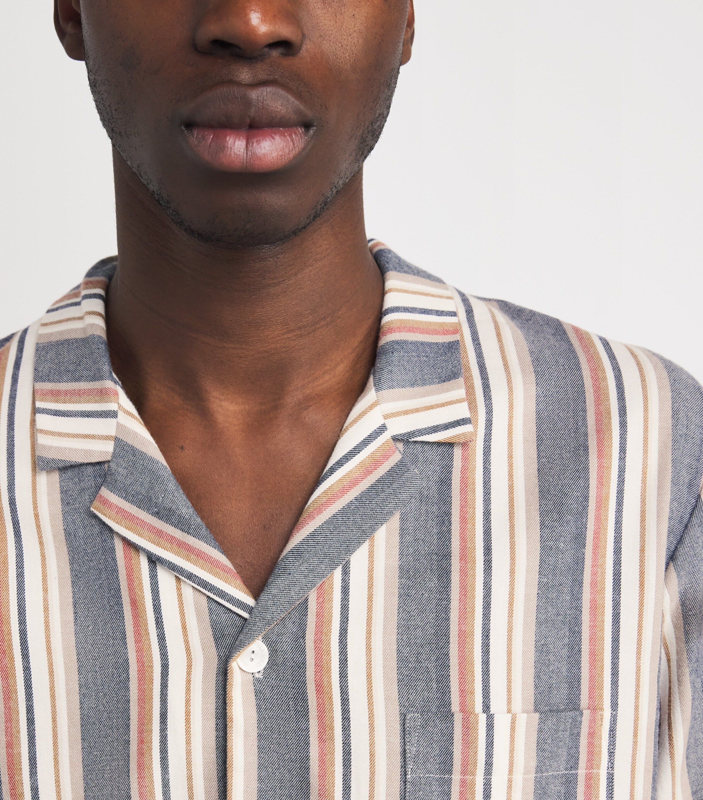 Cotton Cosy Comfort Pyjama Set 3043 REDWOOD STRIPE Image 4