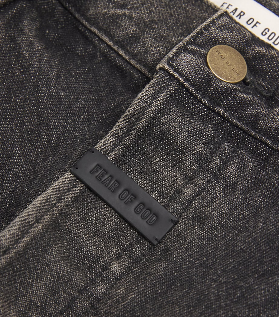 Straight Jeans WORN BLACK Image 5