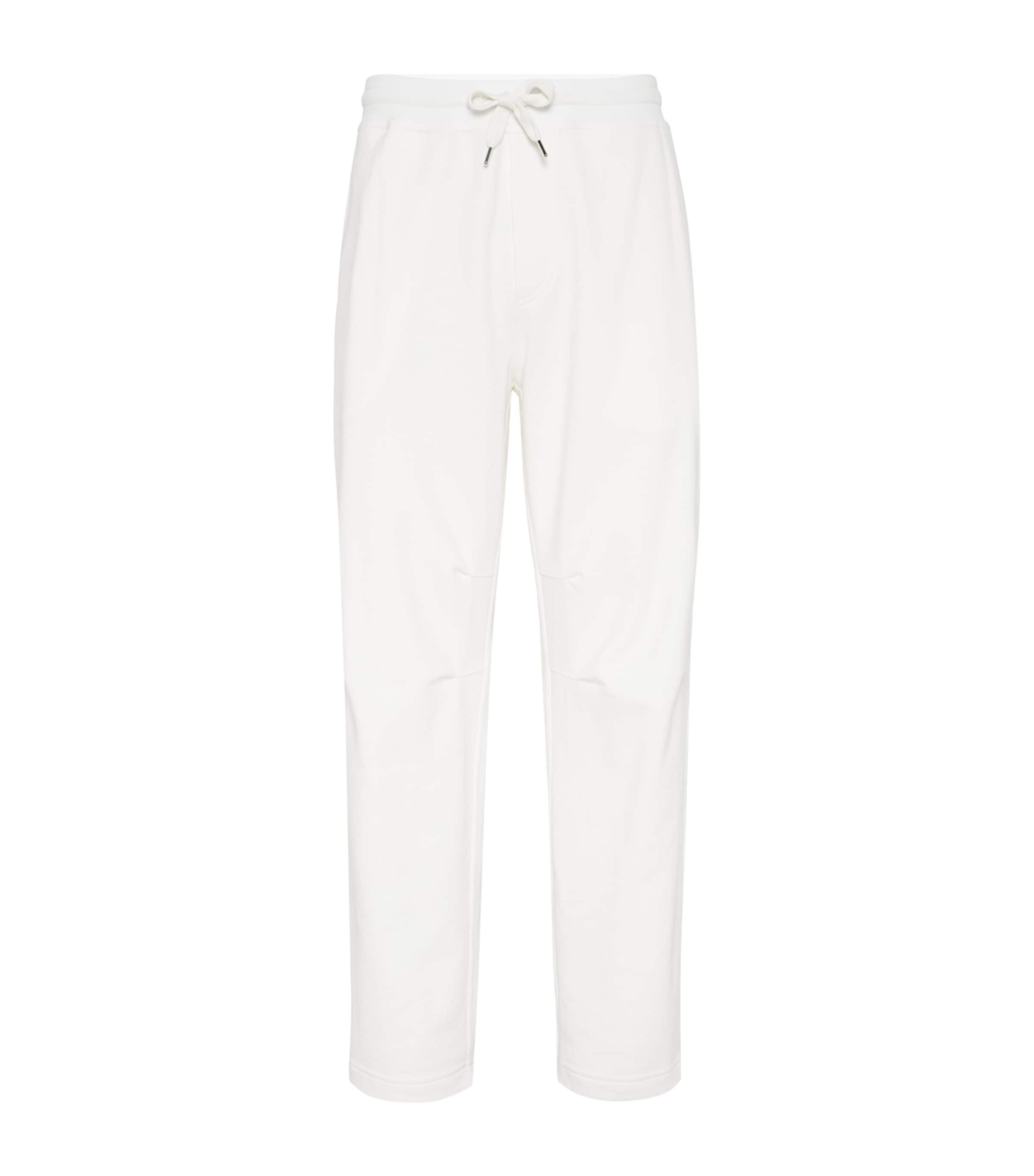 Brunello Cucinelli French Terry Sweatpants In White