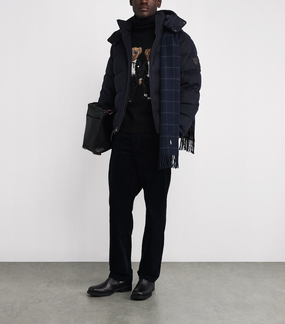 Down Melton Decker Puffer Jacket NAVY Image 2