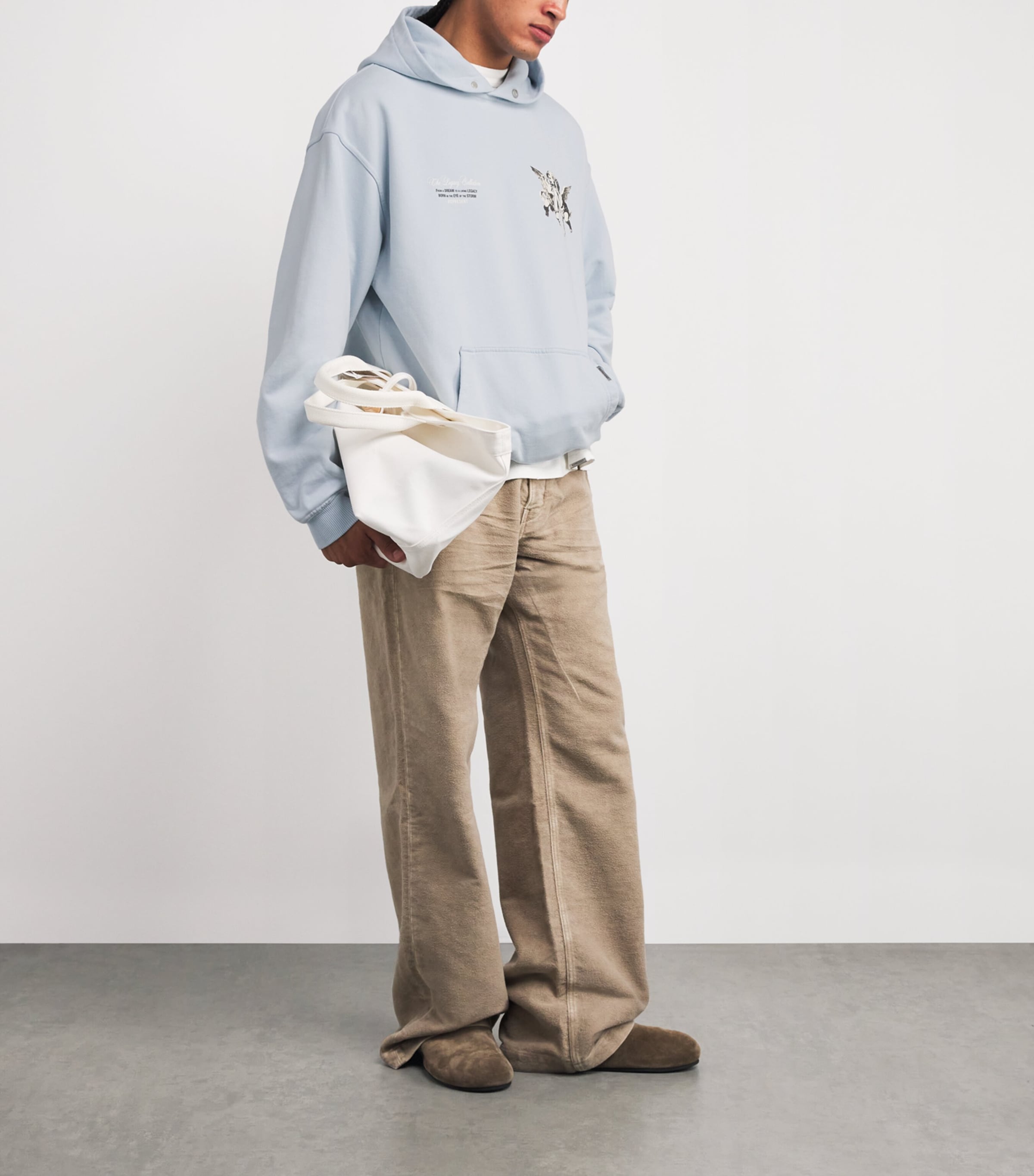 Cotton Legacy Cherub Hoodie CLOUD Image 2