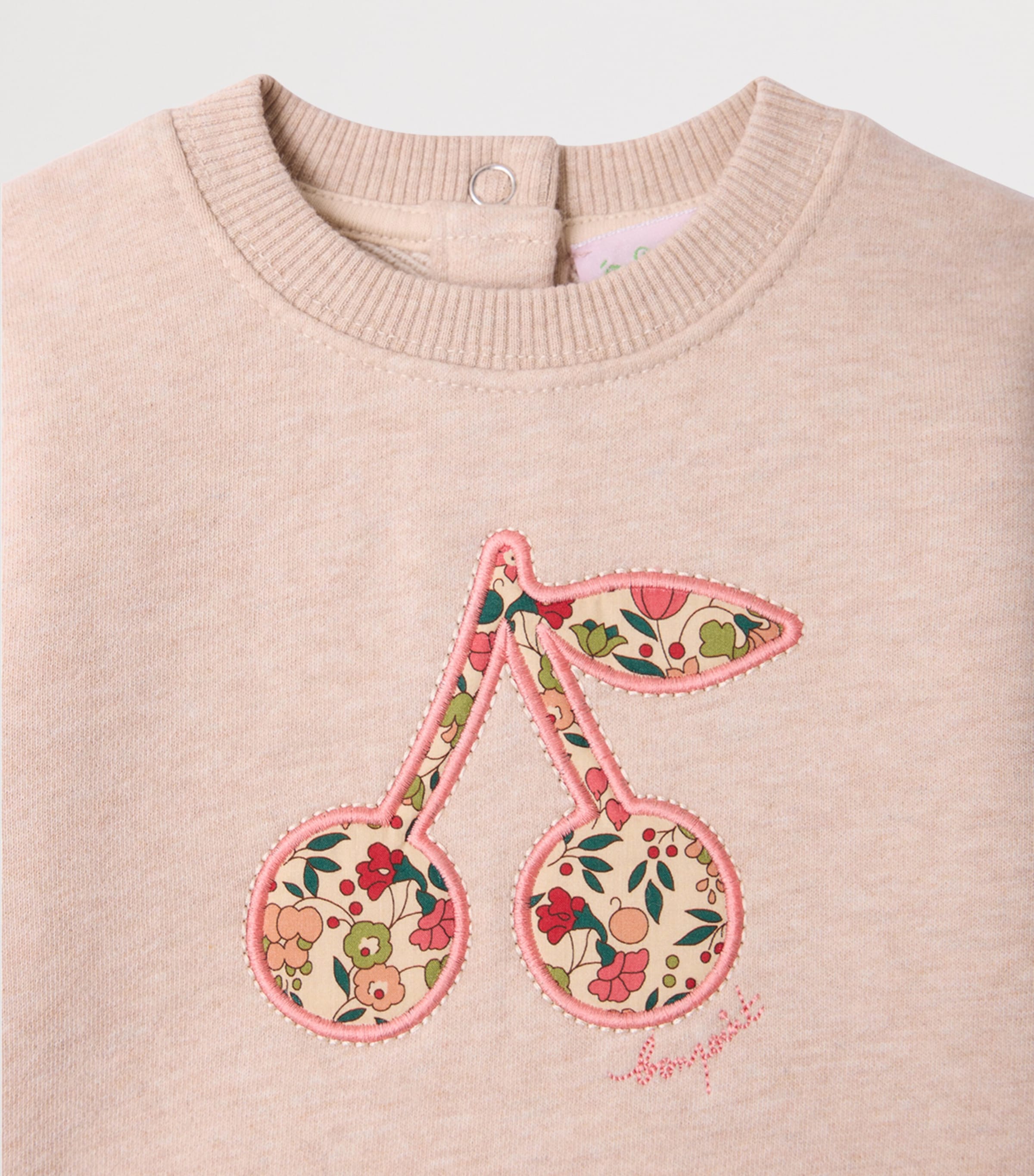 Bonpoint Cotton Cherry Jumper (6-18 Months) — photo 3