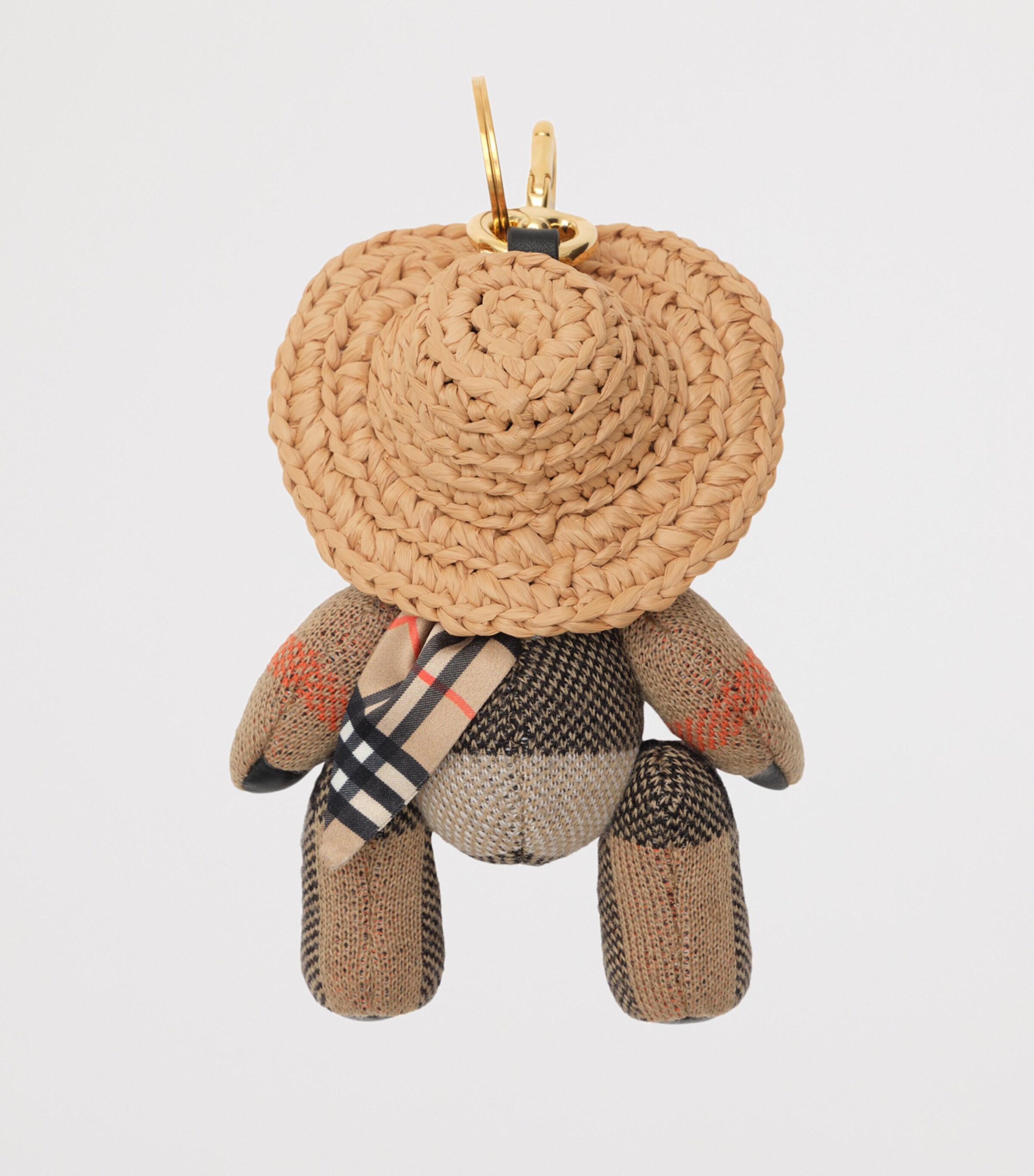 Burberry Scarf and Hat Thomas Bear Charm Sand Image 3