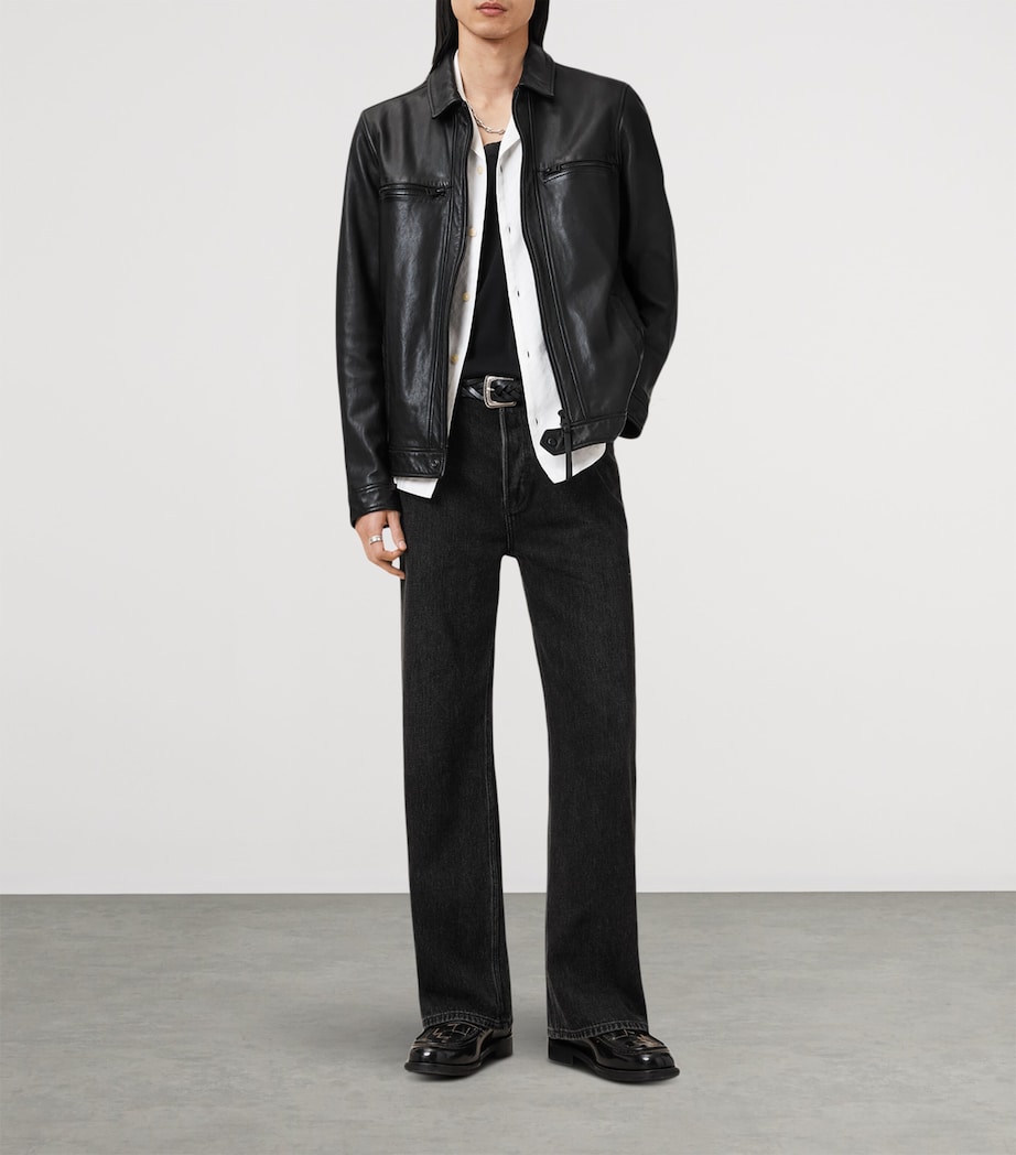 Leather Luck Jacket BLACK Image 2