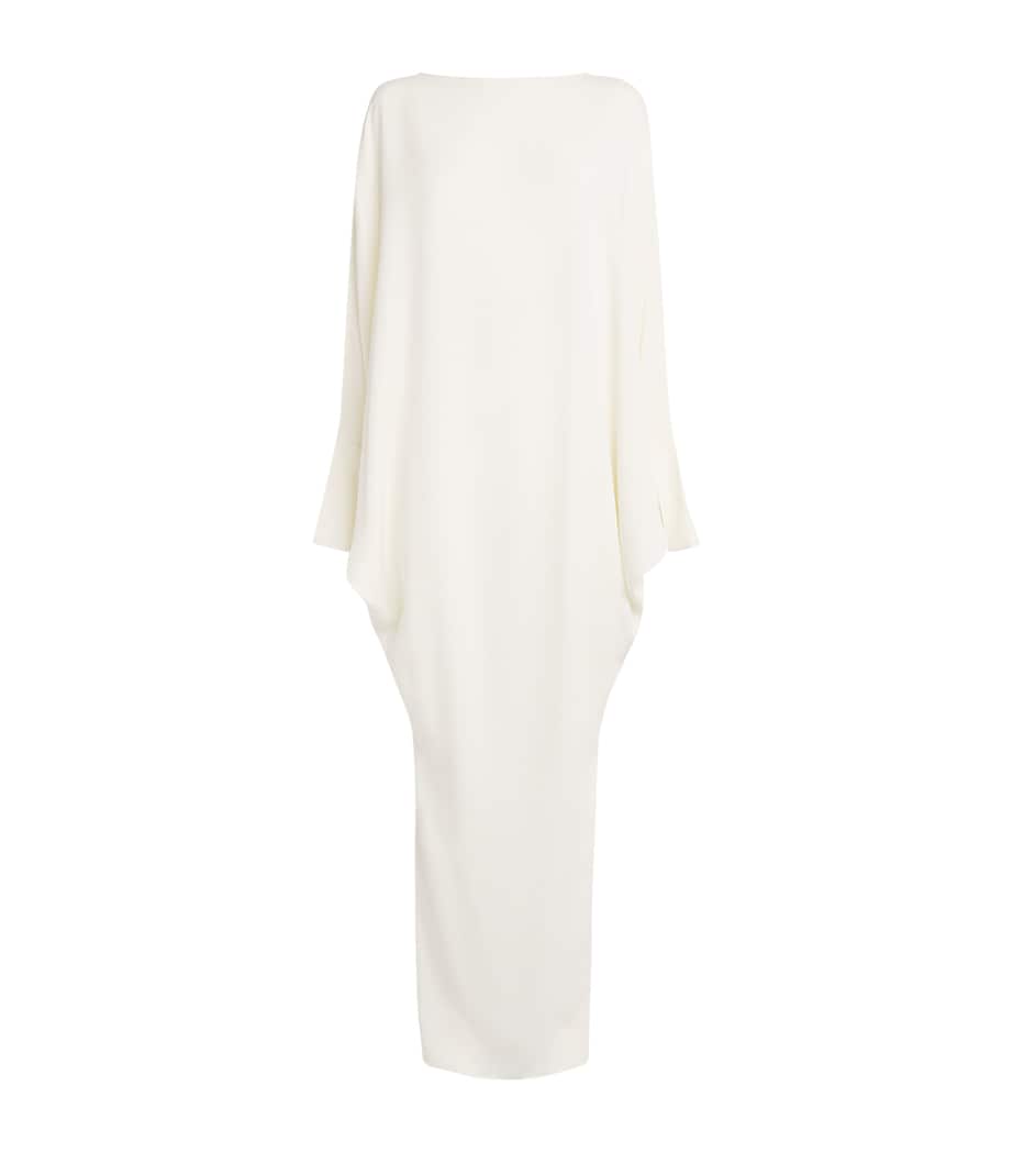 Taller Marmo Womens Truman Kaftan Maxi Dress Latte Image 1