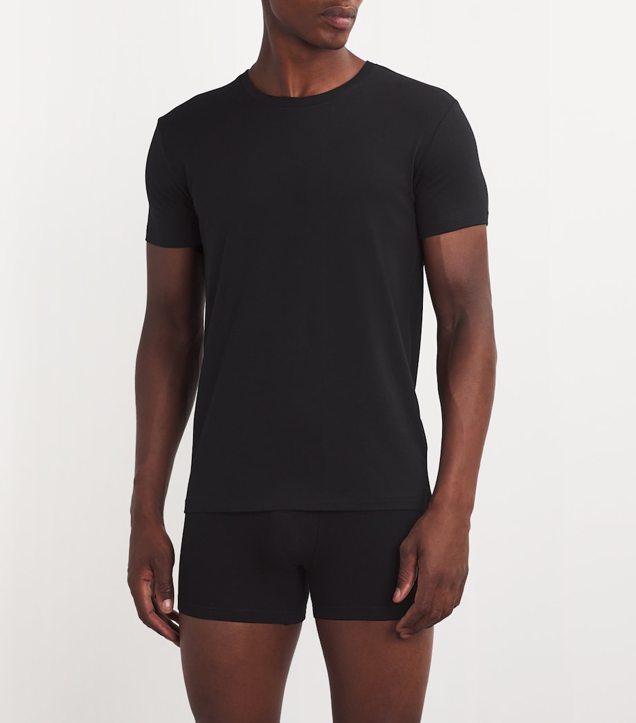 Daily Comfort T-Shirt (Pack of 2) 3000/BLACK Image 2