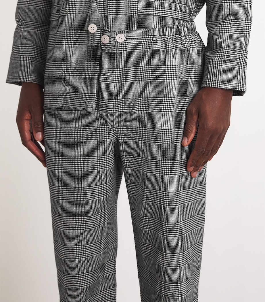 Check Kelburn Pyjama Set 042 BLACK Image 4