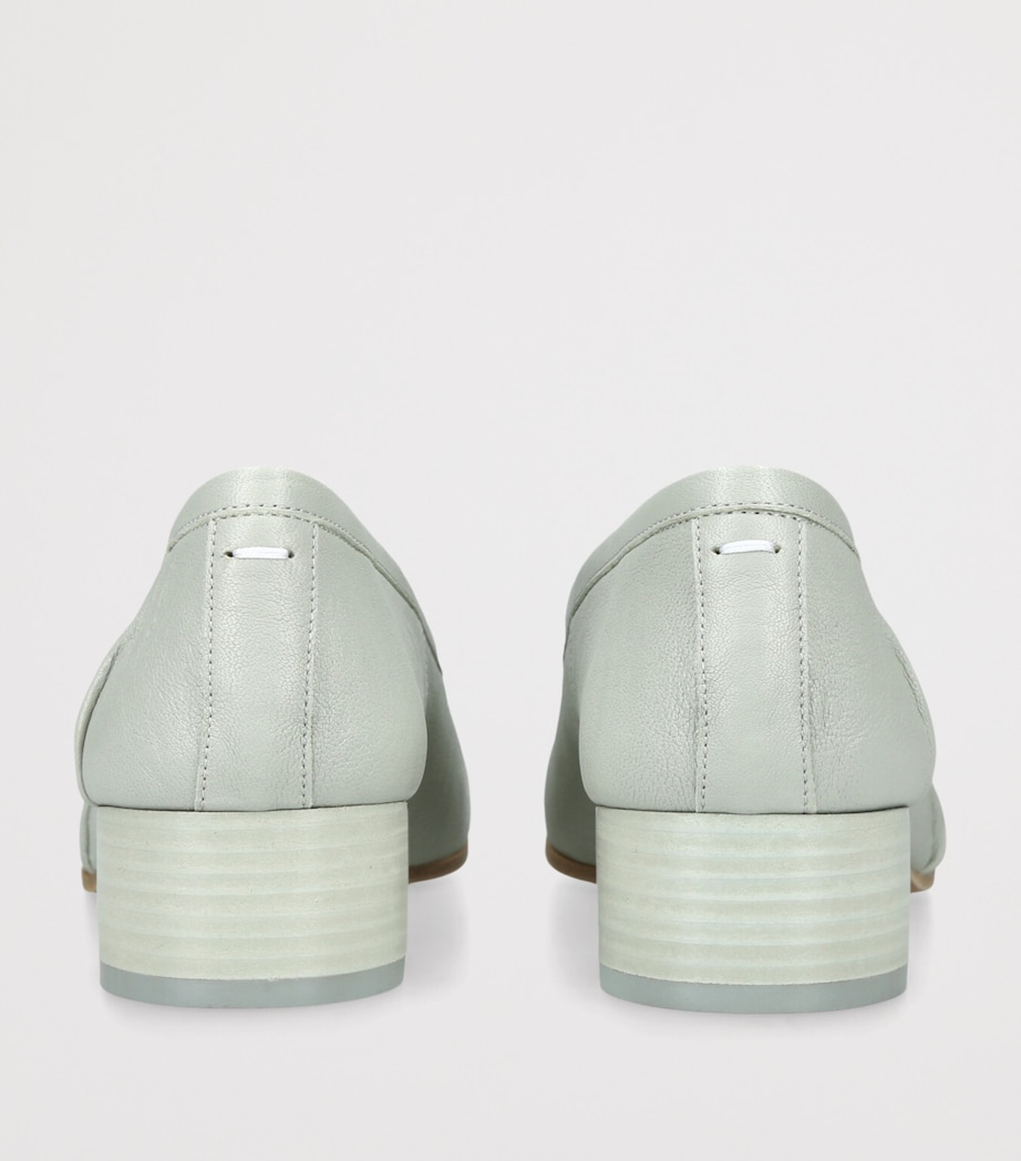Maison Margiela Leather Tabi Ballerina Pumps 30 Bone Image 2