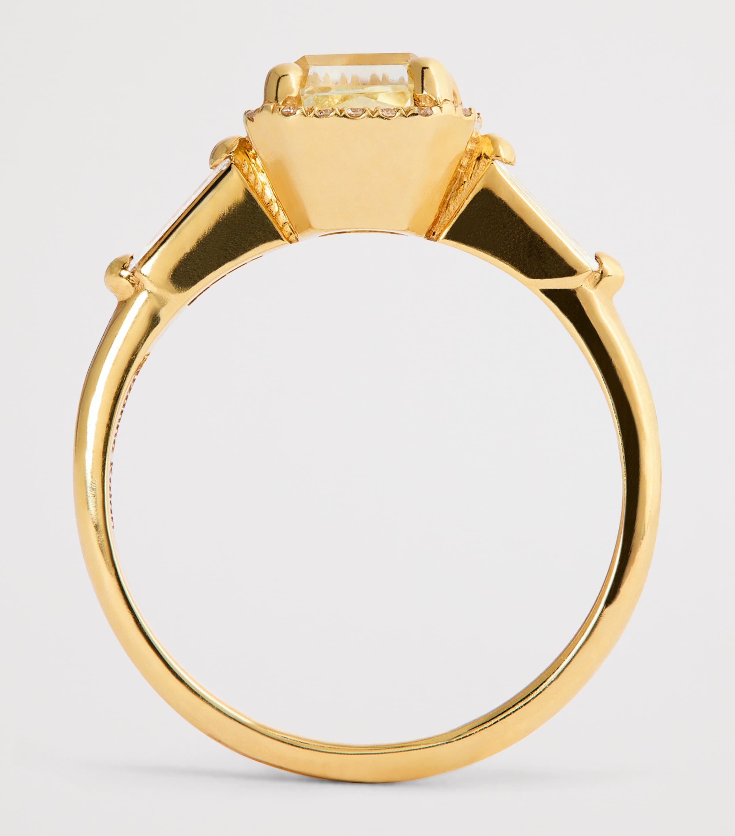 Suzanne Kalan Yellow Gold and Diamond One of a Kind Halo Ring Yg/yd Image 3