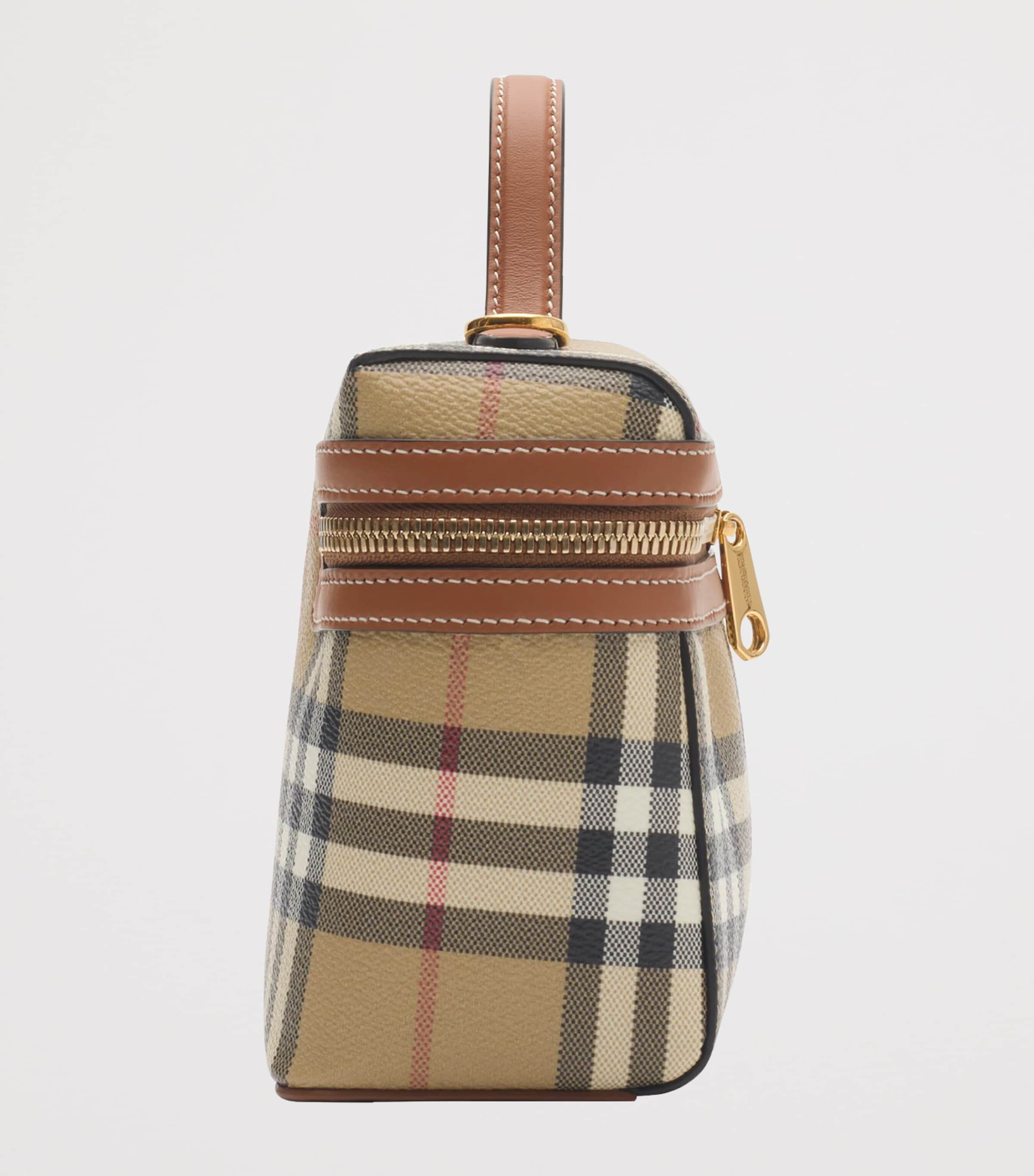 Check Vanity Crossbody Bag VNTG CHKBRIAR BROWN Image 4