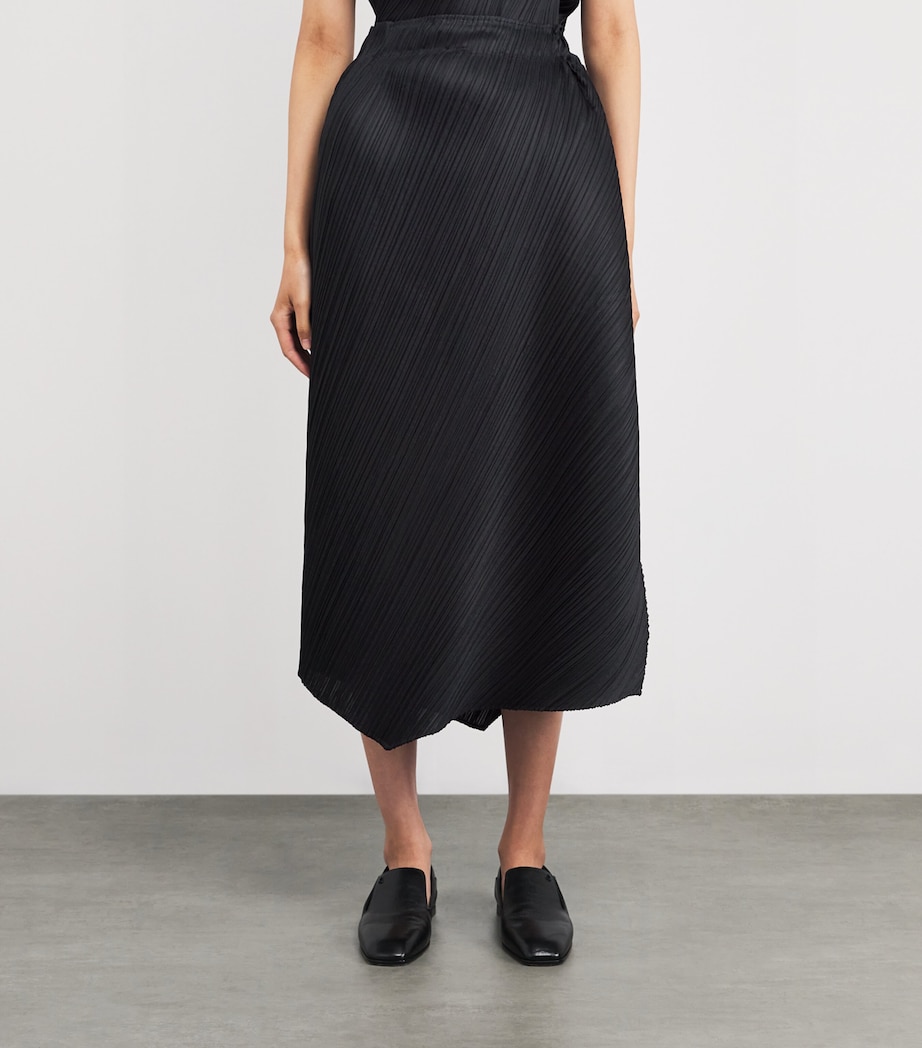 SWING Midi Skirt BLACK Image 3