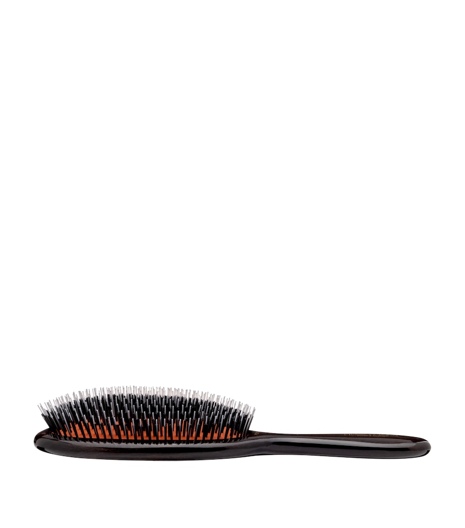 Mason Pearson Darkwood Popular and Nylon Hairbrush Dark Wood Image 5