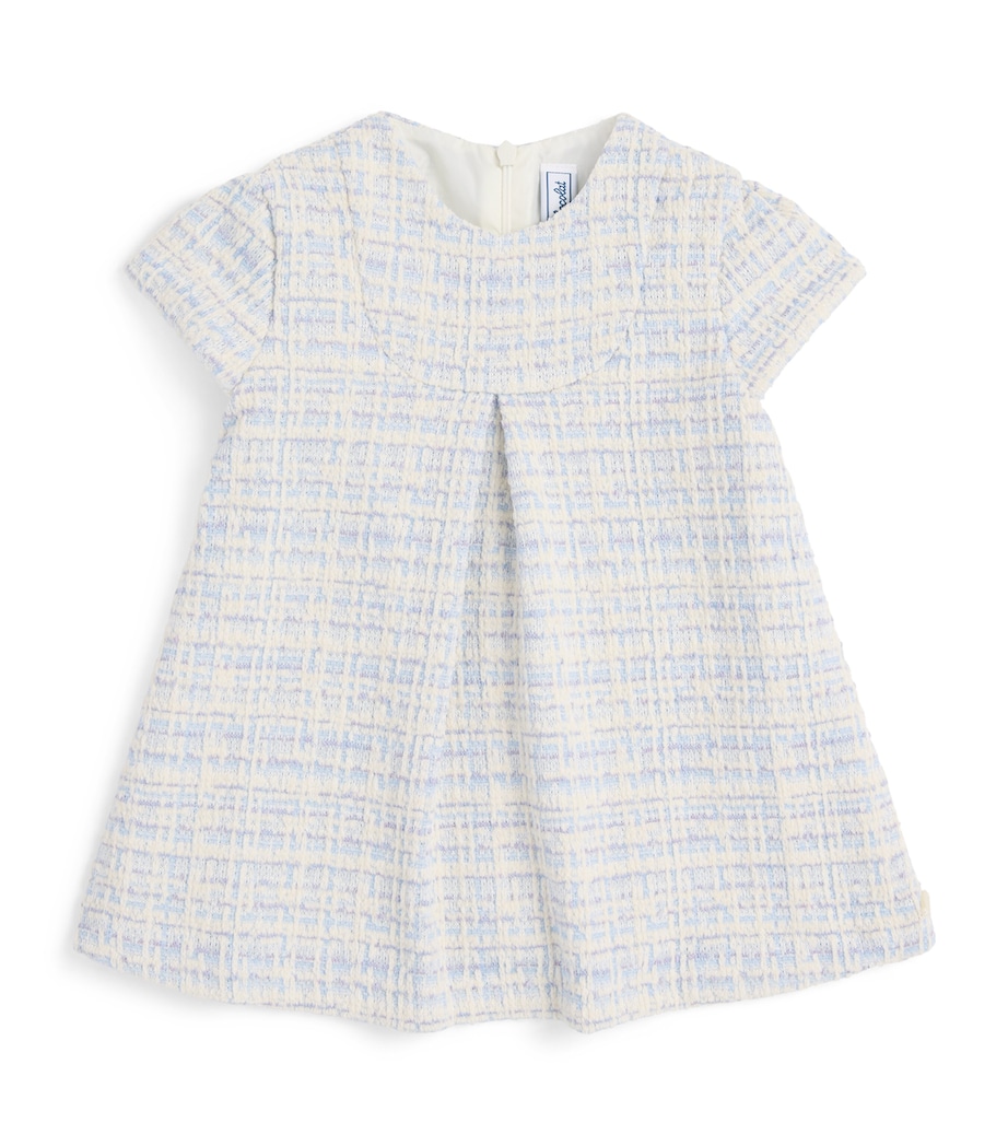 Tartine et Chocolat Tweed Jacquard Dress (6 Months – 4 Years) Nuage Image 1