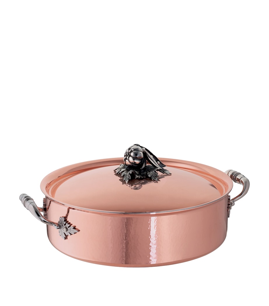 Ruffoni Copper Opus Cupra Braiser with Lid (30cm) Copper Image 1