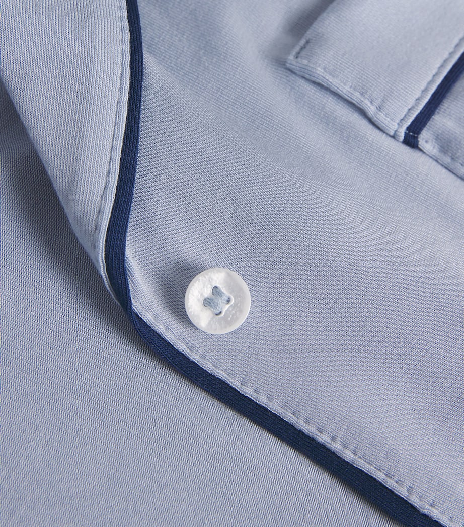 Gisele Short Pyjama Set GRAY DAWN/NAVY Image 5