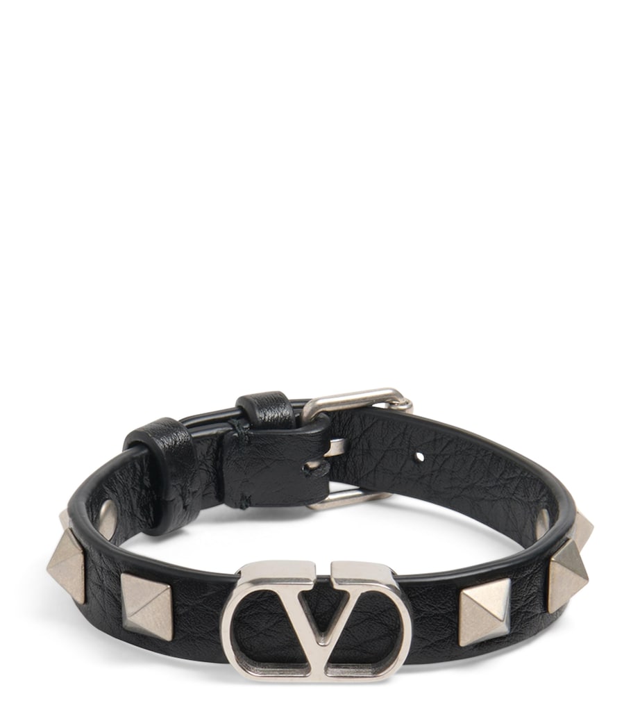 LEATHER STUD BRACELET MINI IBIZA BLUE LEATHER STUD BRACELET MINI IBIZA BLUE