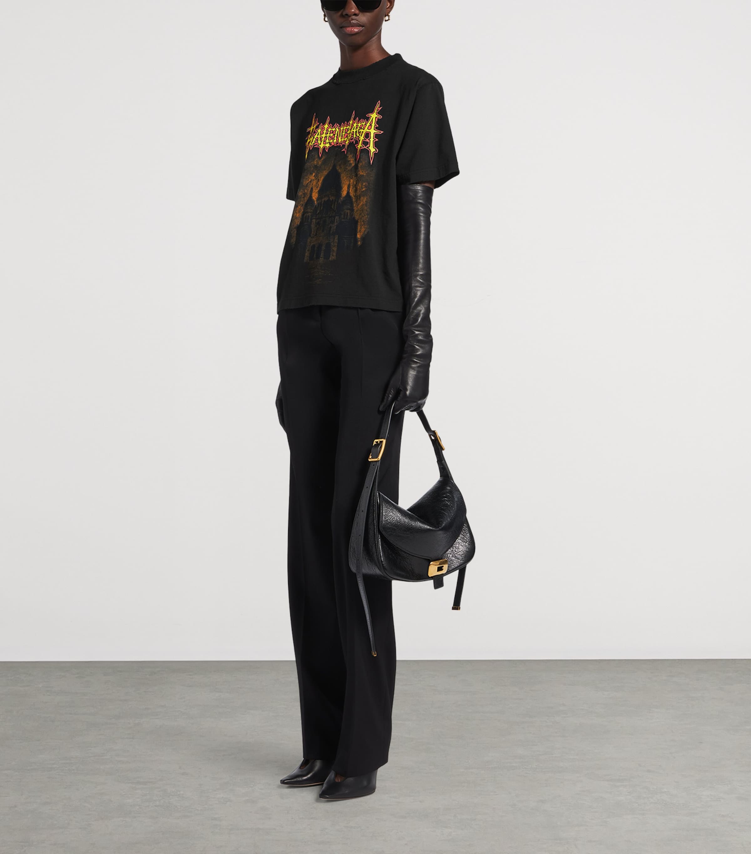 Balenciaga Womens Cotton Sacré Cœur T-Shirt Image 2