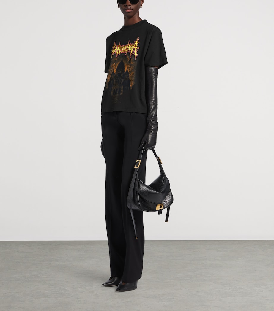 Balenciaga Womens Cotton Sacré Cœur T-Shirt Image 2