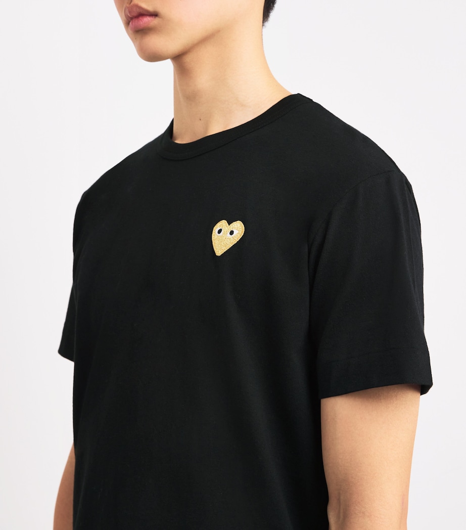 Heart Logo T-Shirt BLACK Image 6