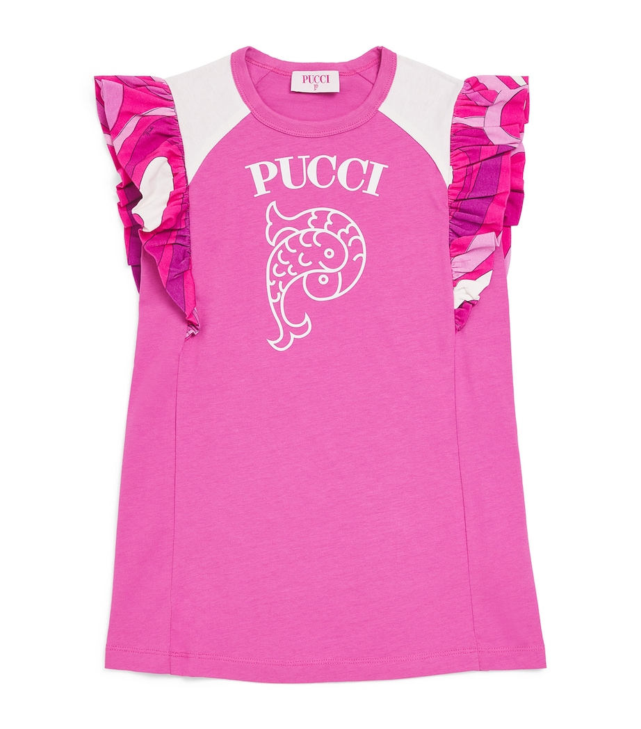 PUCCI Junior Cotton Logo T-Shirt (4-14 Years) Image 1