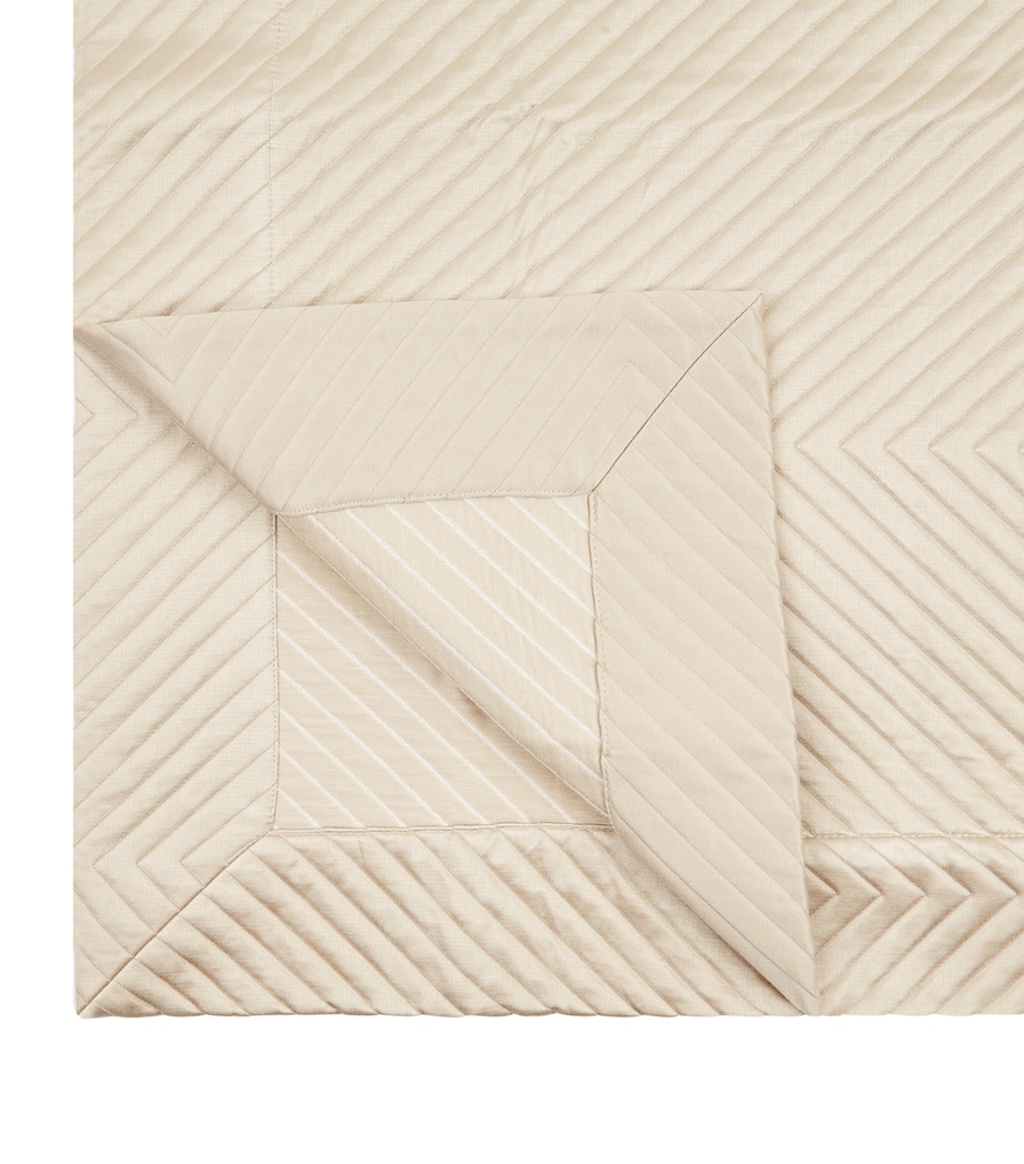 Herringbone Bedspread (270cm x 260cm) 2216 SAVAGE BEIGE Image 2