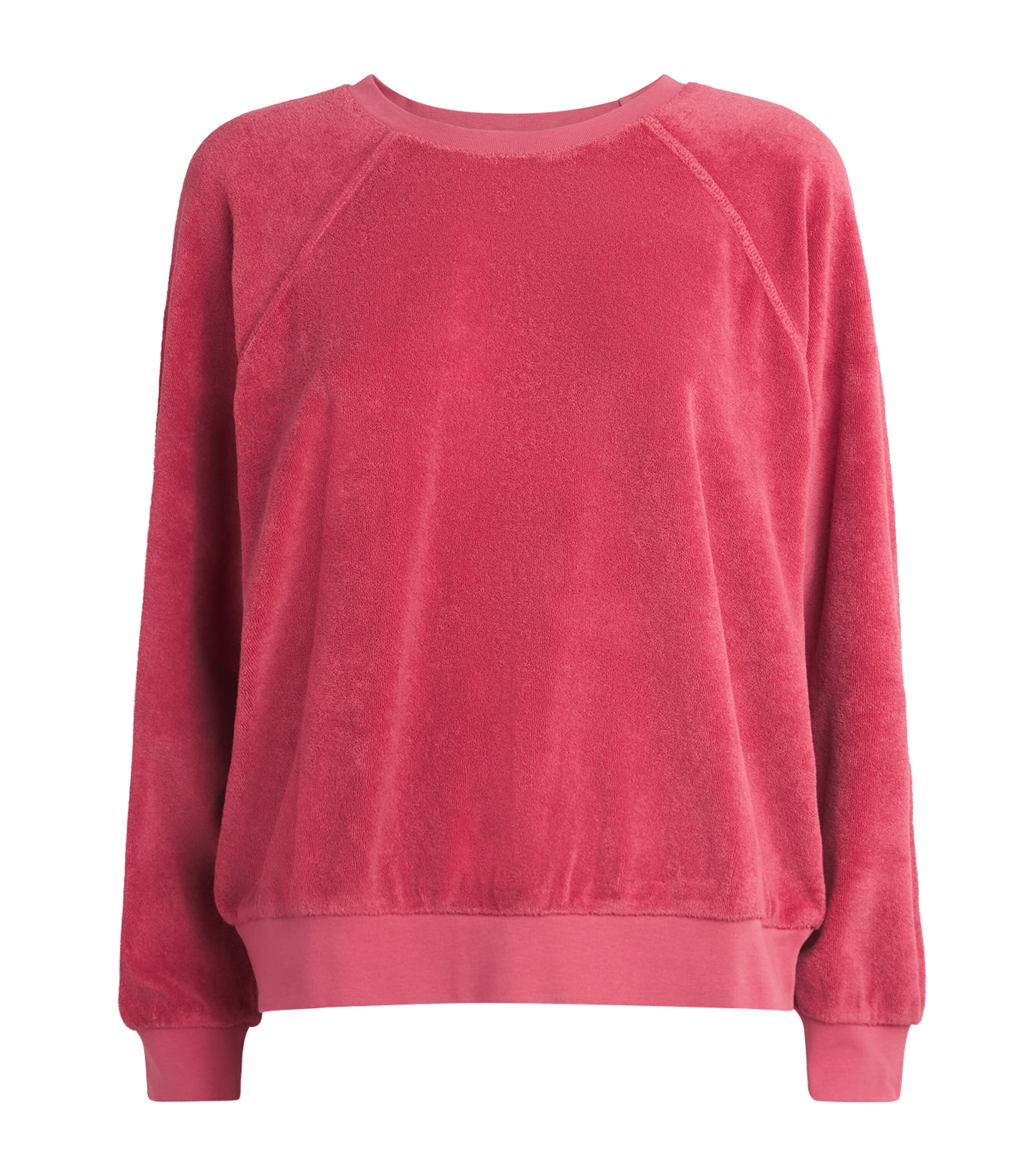 Suzie Kondi Womens Cotton-Blend Samos Sweatshirt Framboise Image 1