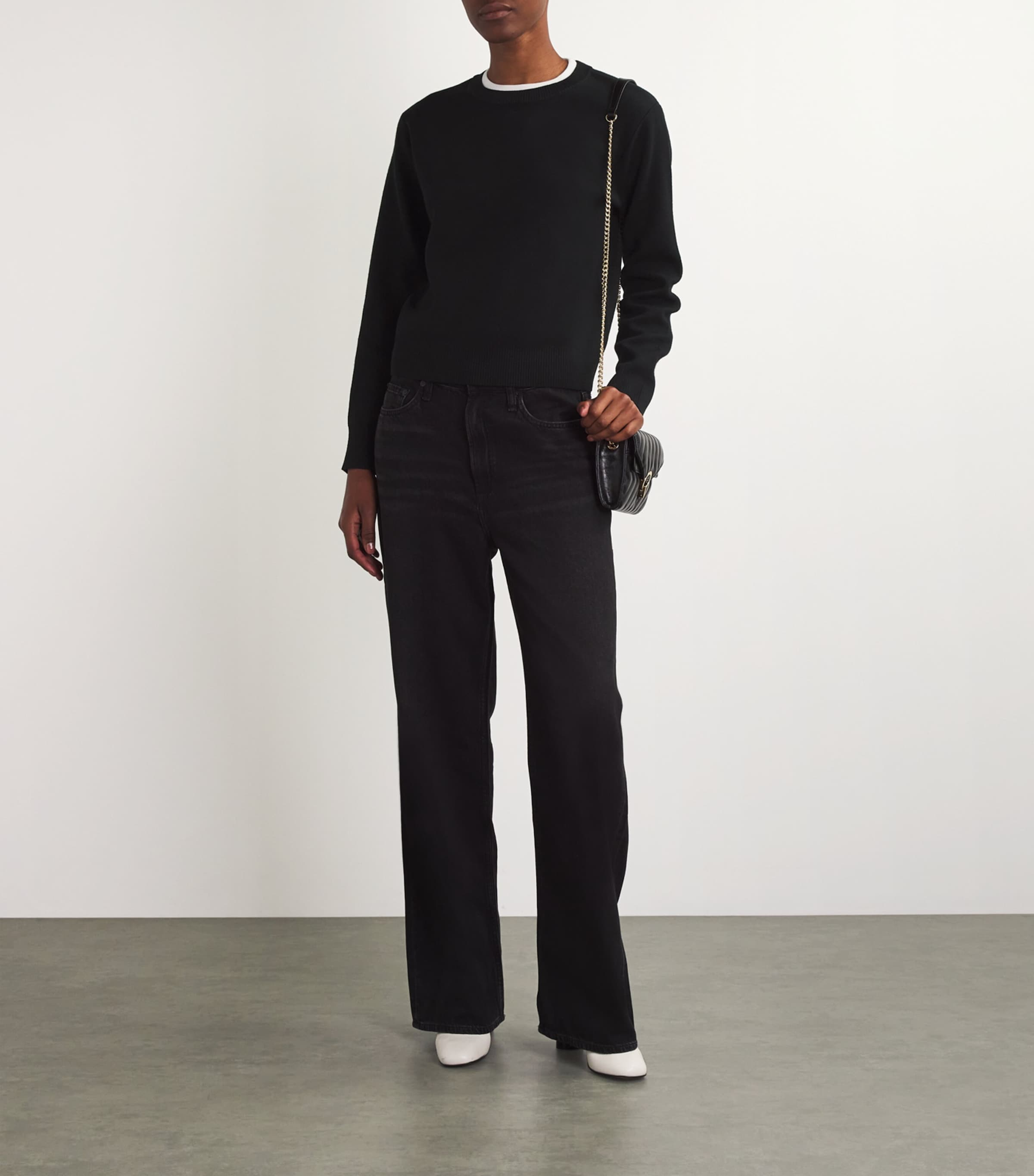 Wool-Blend Sweater BLACK Image 2