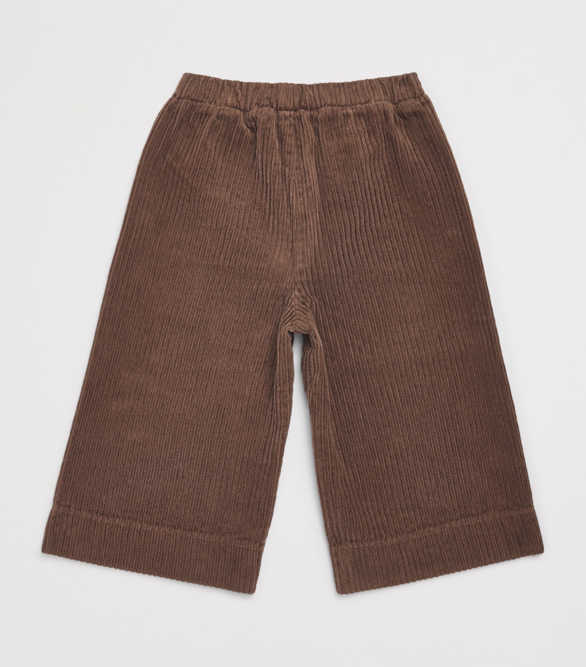 Il Gufo Corduroy Wide-Leg Trousers (6-36 Months) Cioccolato Image 2