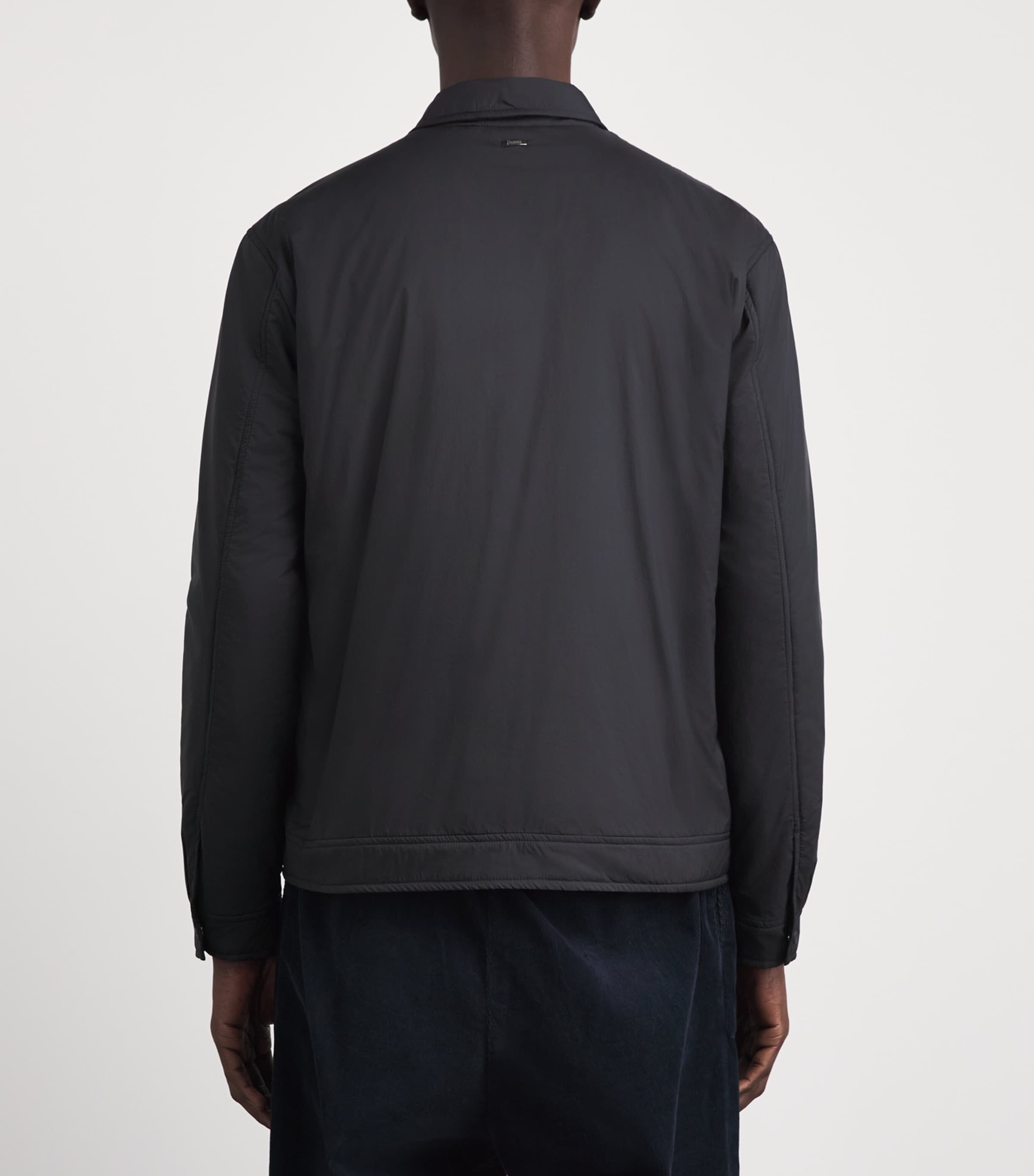 Chest-Pocket Bomber Jacket BLUE 9200 Image 5
