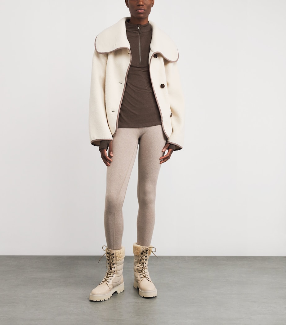 Always Warm Half-Zip Base Layer Top DEEP CHOCOLATE MARL Image 2