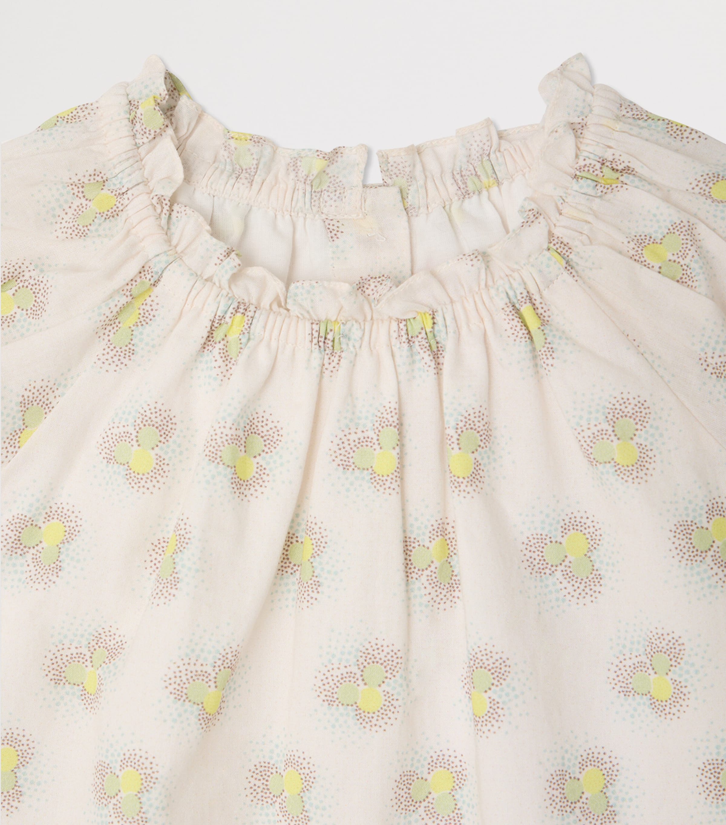 Bonpoint Cotton Printed Dress (6-18 Months) Imp Anis Image 3