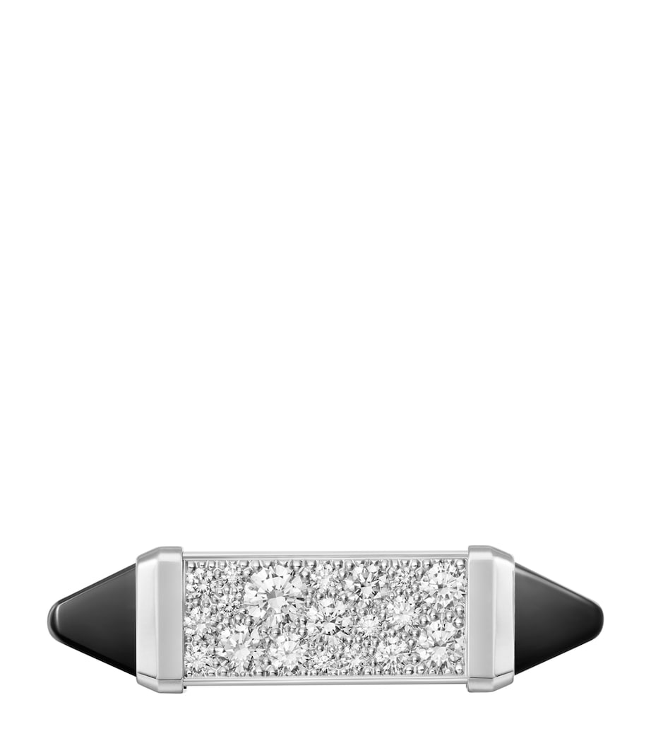 White Gold, Diamond and Onyx Les Berlingots de Cartier Ring WHITE GOLD Image 6
