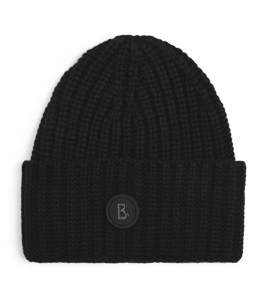 Cashmere Kilian Beanie 026-BLACK Image 1