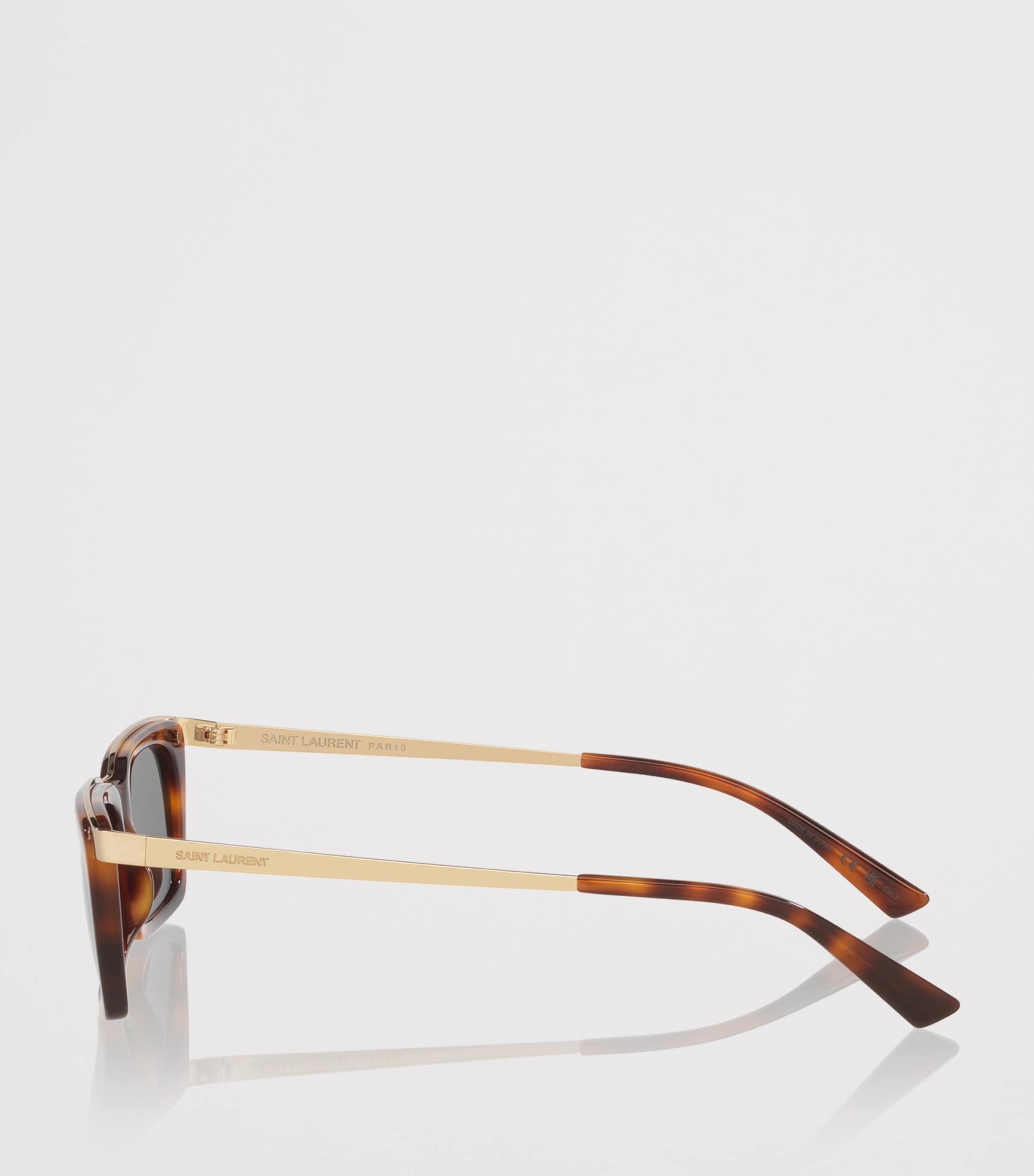 Saint Laurent Acetate Rectangle Sunglasses Image 3