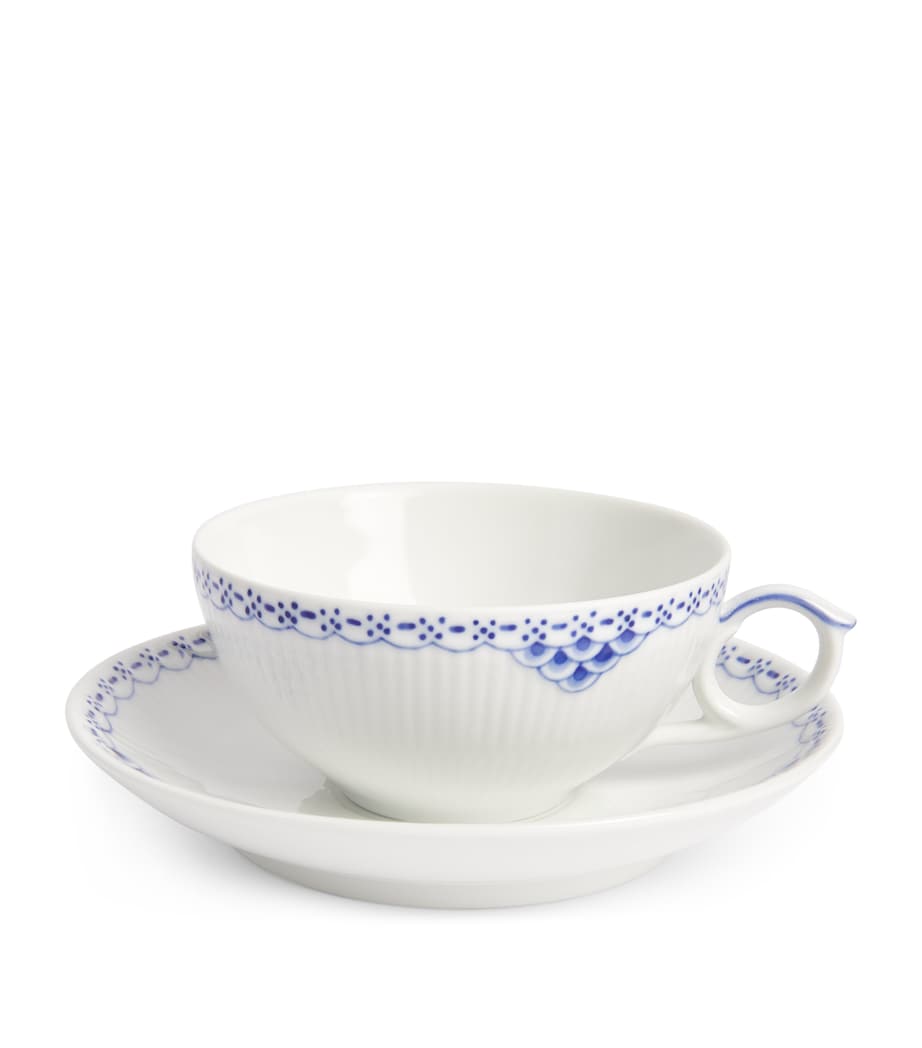 Princess Teacup and Saucer BLUE Image 1