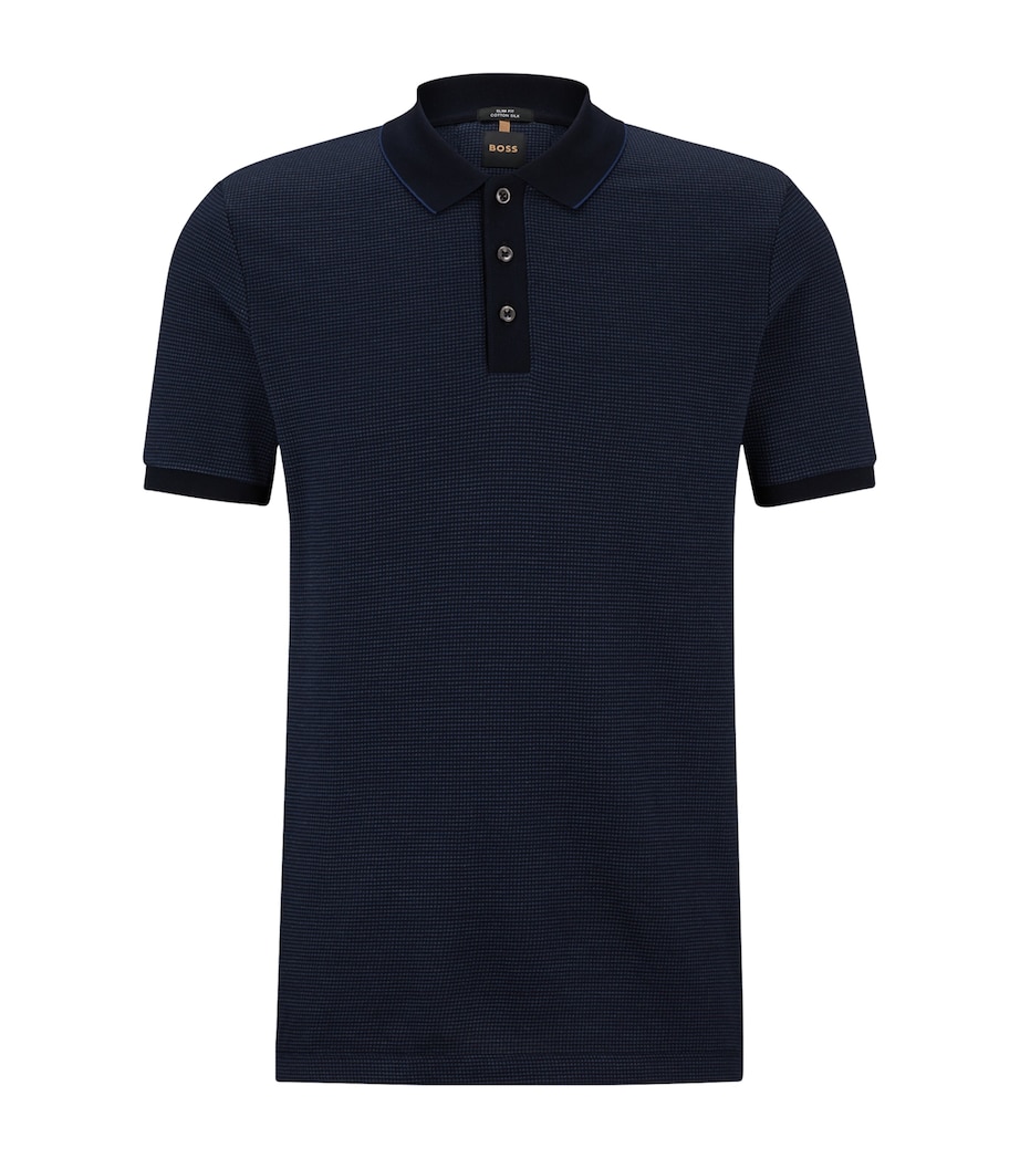 Cotton-Silk Polo Shirt 404 Image 1