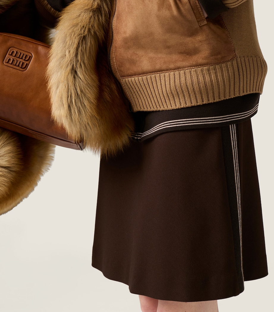 Knitted Mini Skirt F0324 Image 4