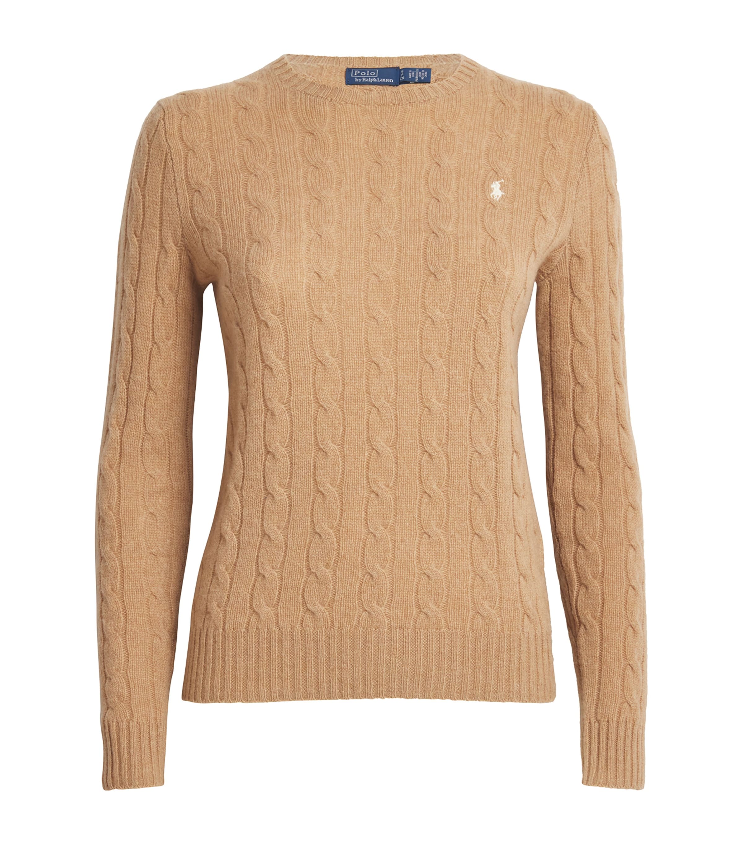 Polo Ralph Lauren Wool-cashmere Julianna Sweater In Beige