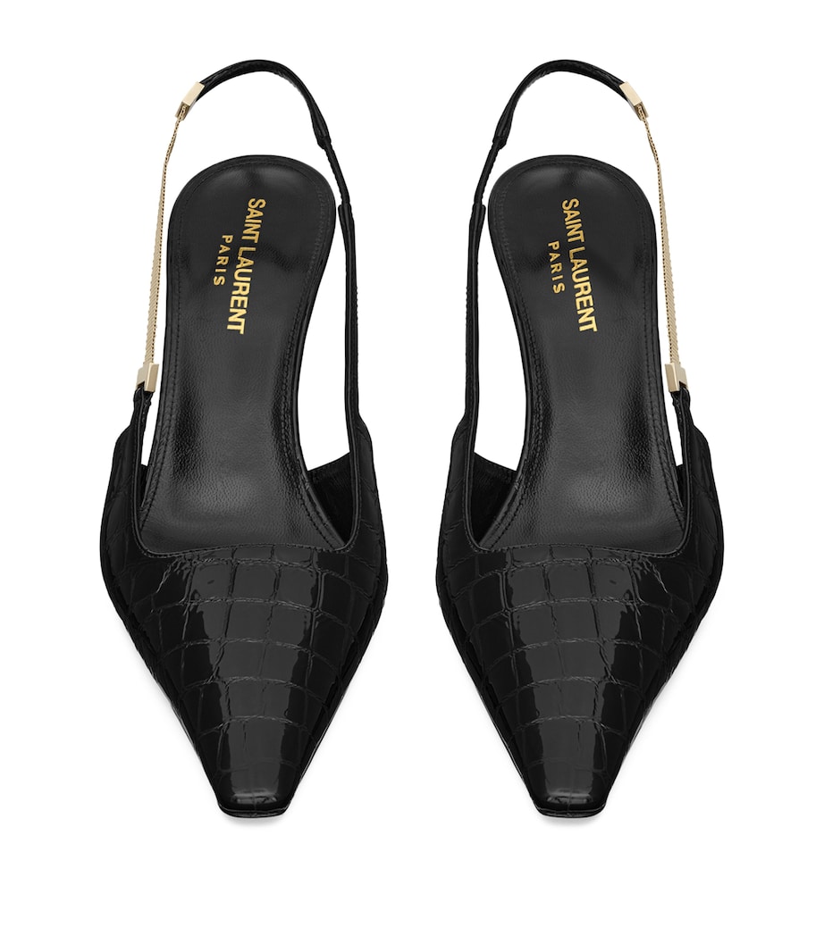 Leather Aston Slingback Pumps 75 1000 Image 4