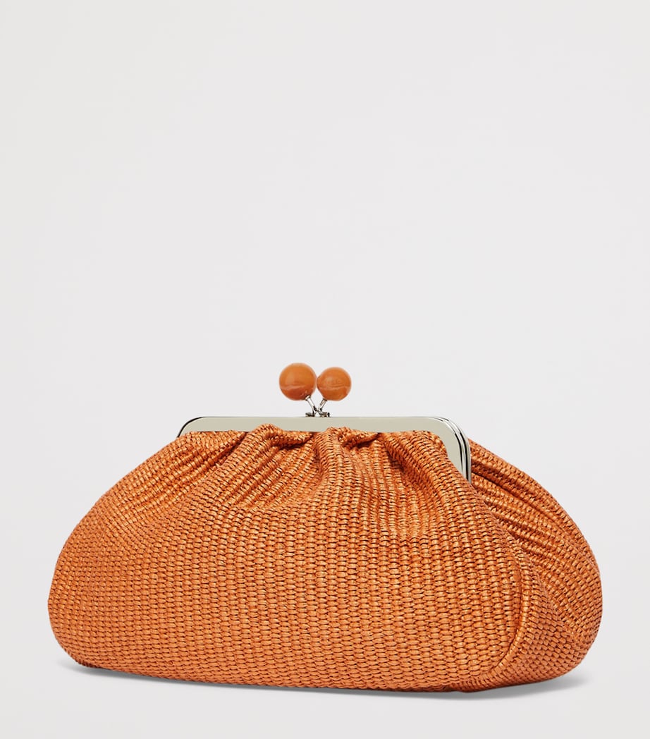 Weekend Max Mara Woven Pasticcino Clutch Bag Salmon Image 4