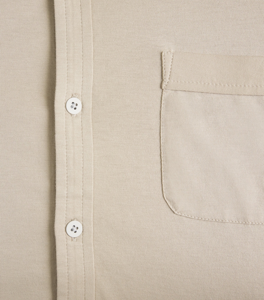 PAIGE Mens Pima Cotton Cosgrove Shirt Natural Image 6
