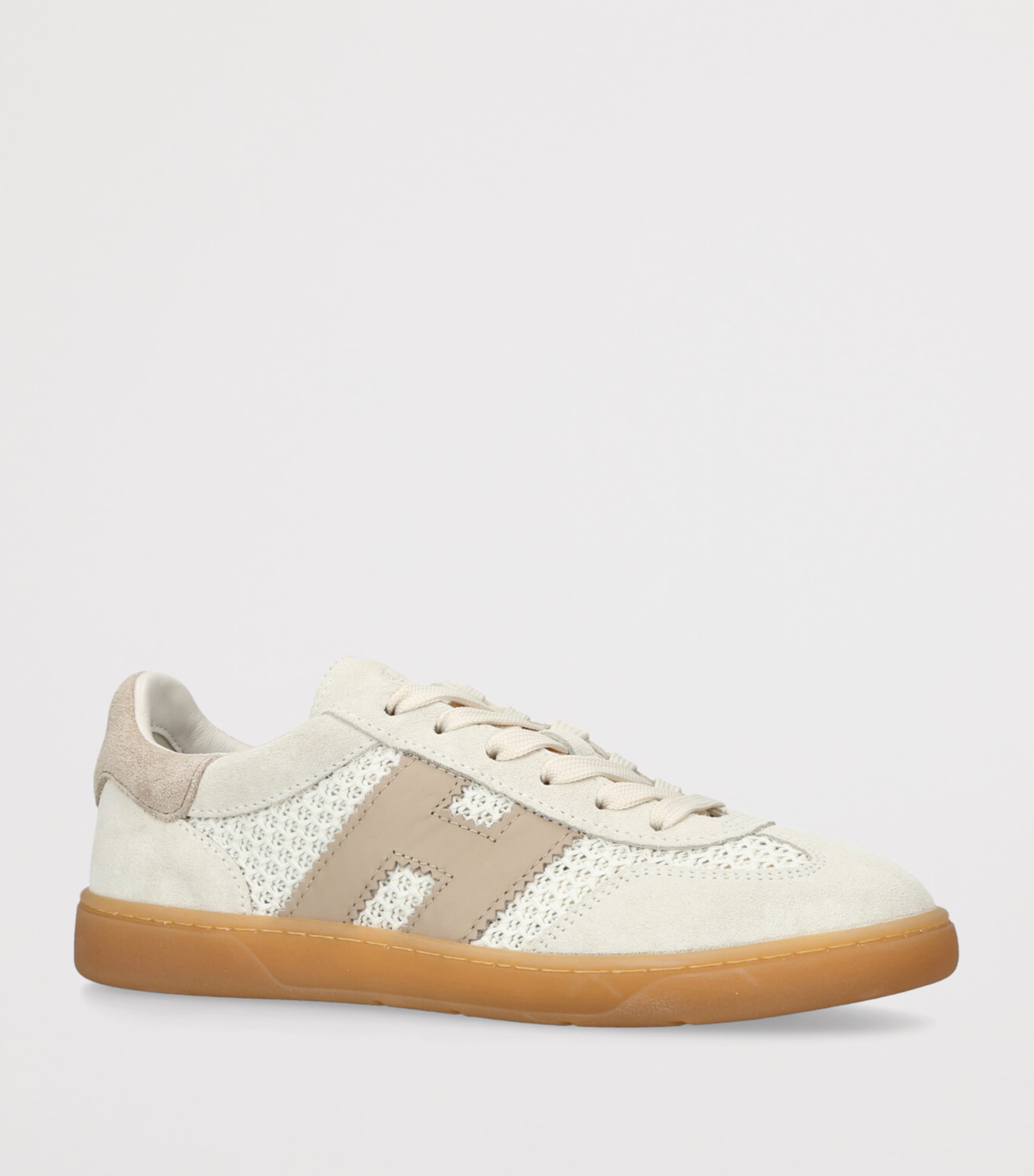 Hogan Suede Panelled Cool Sneakers White/oth Image 3