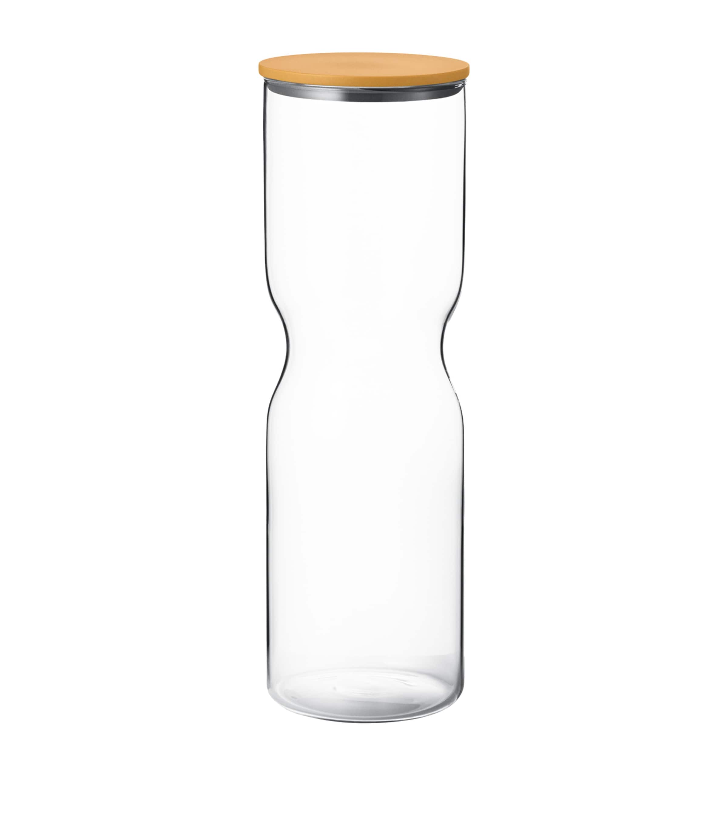 Georg Jensen Extra Large Glass Alfredo Canister In Clear