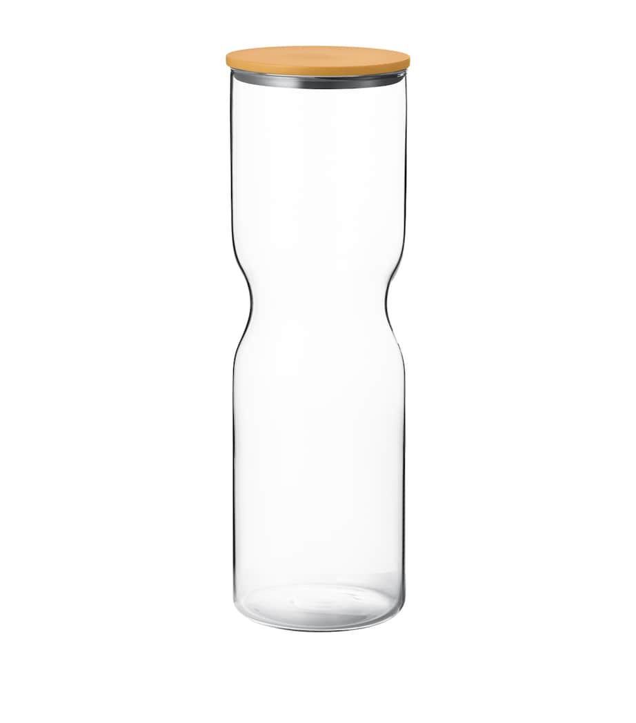 Extra Large Glass Alfredo Canister CLEAR Image 1